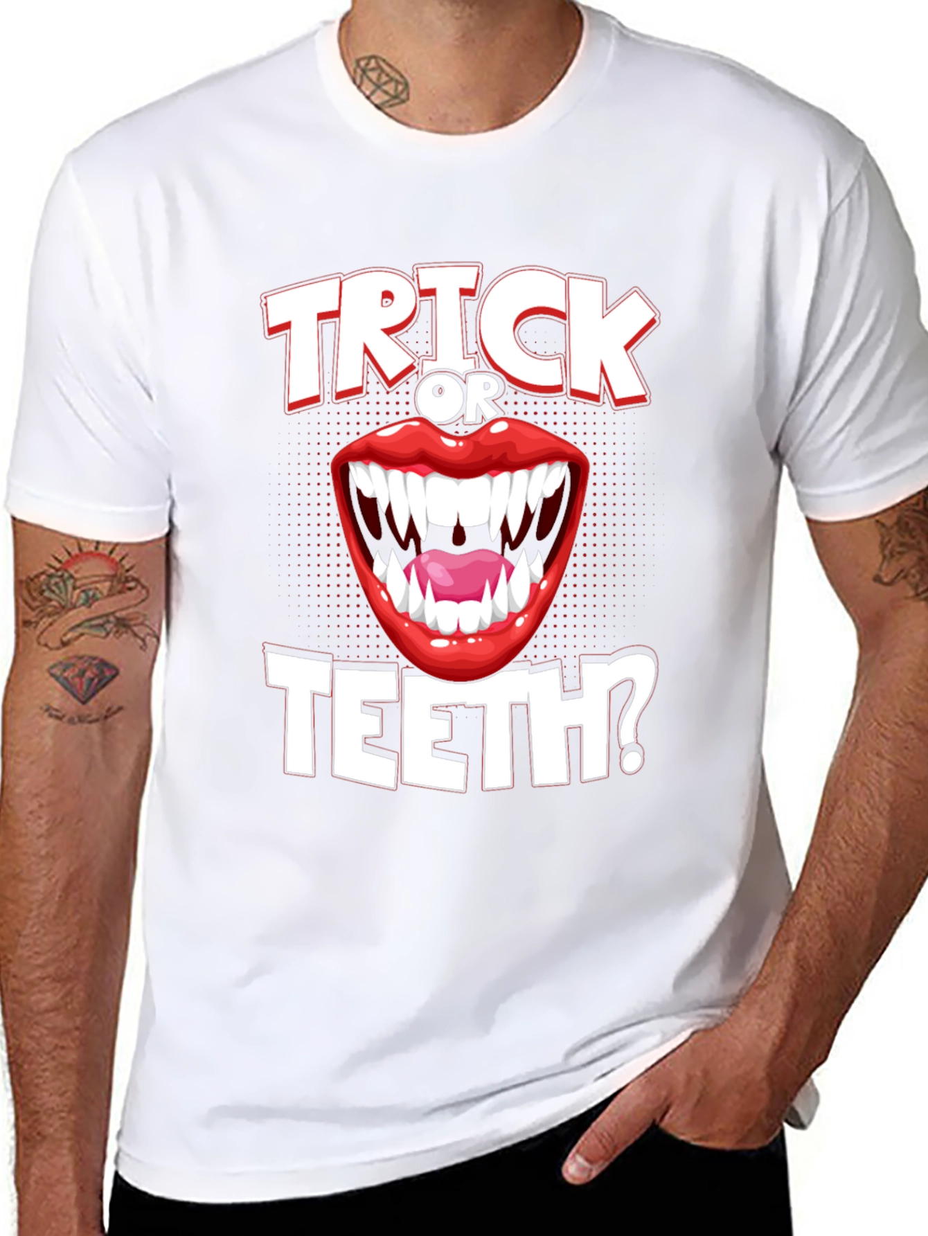 Trick or Teeth? Halloween Graphic Tee