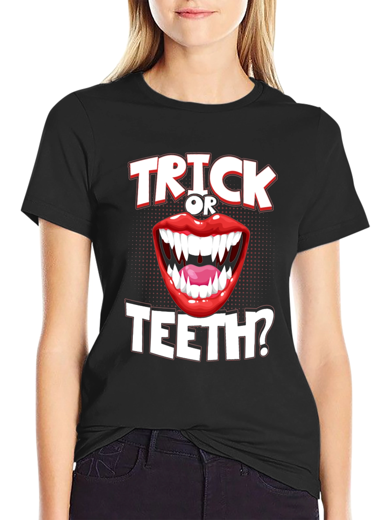 Trick or Teeth? Halloween Graphic Tee