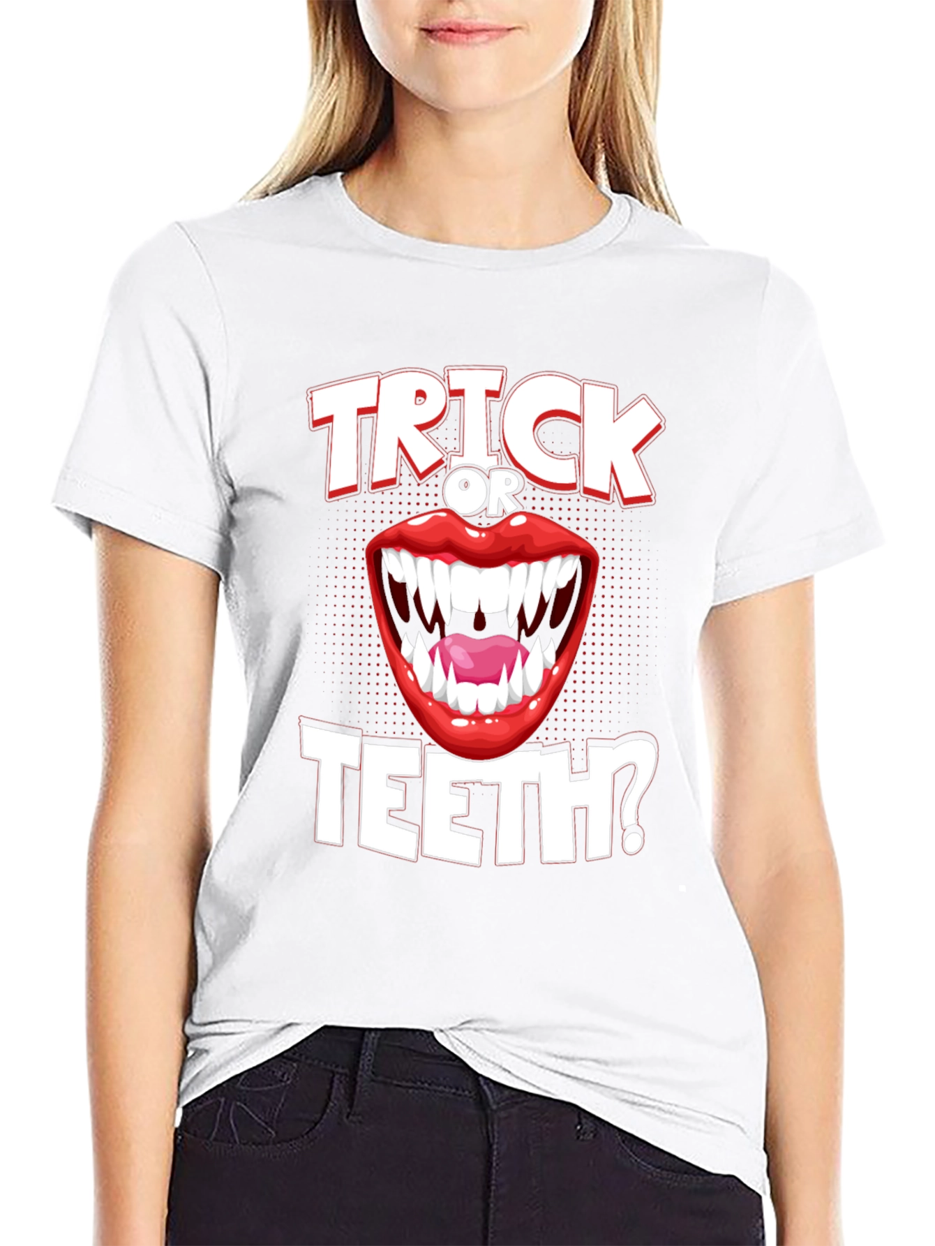 Trick or Teeth? Halloween Graphic Tee