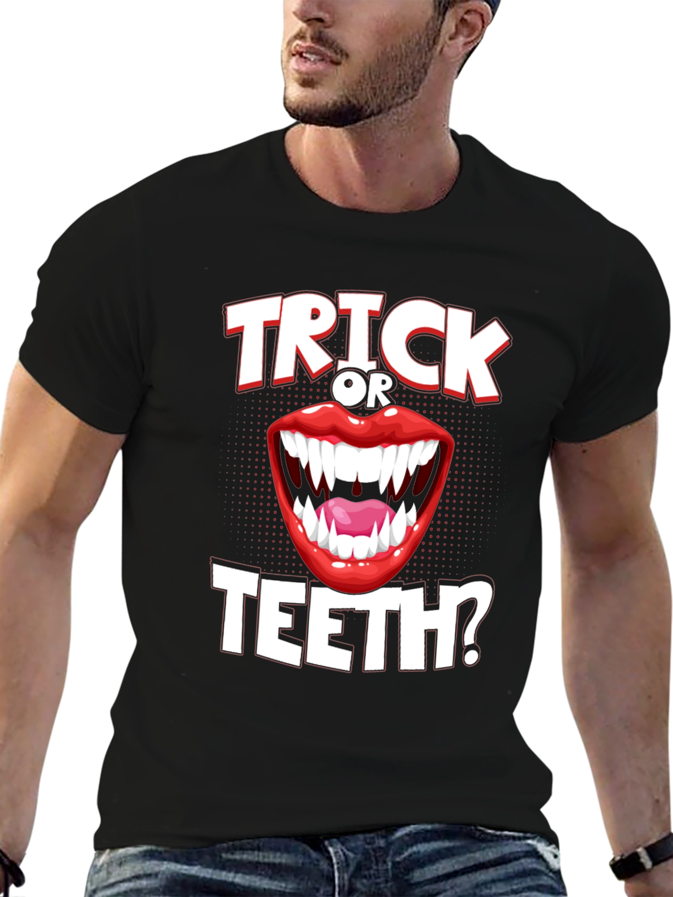 Trick or Teeth? Halloween Graphic Tee