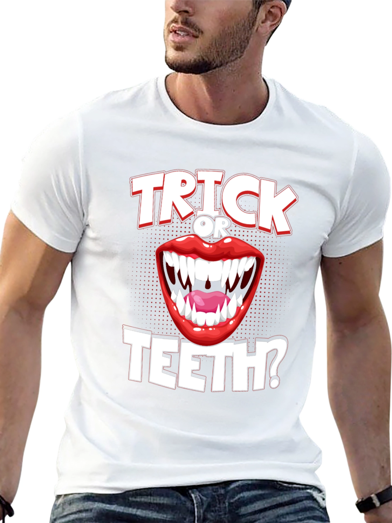 Trick or Teeth? Halloween Graphic Tee