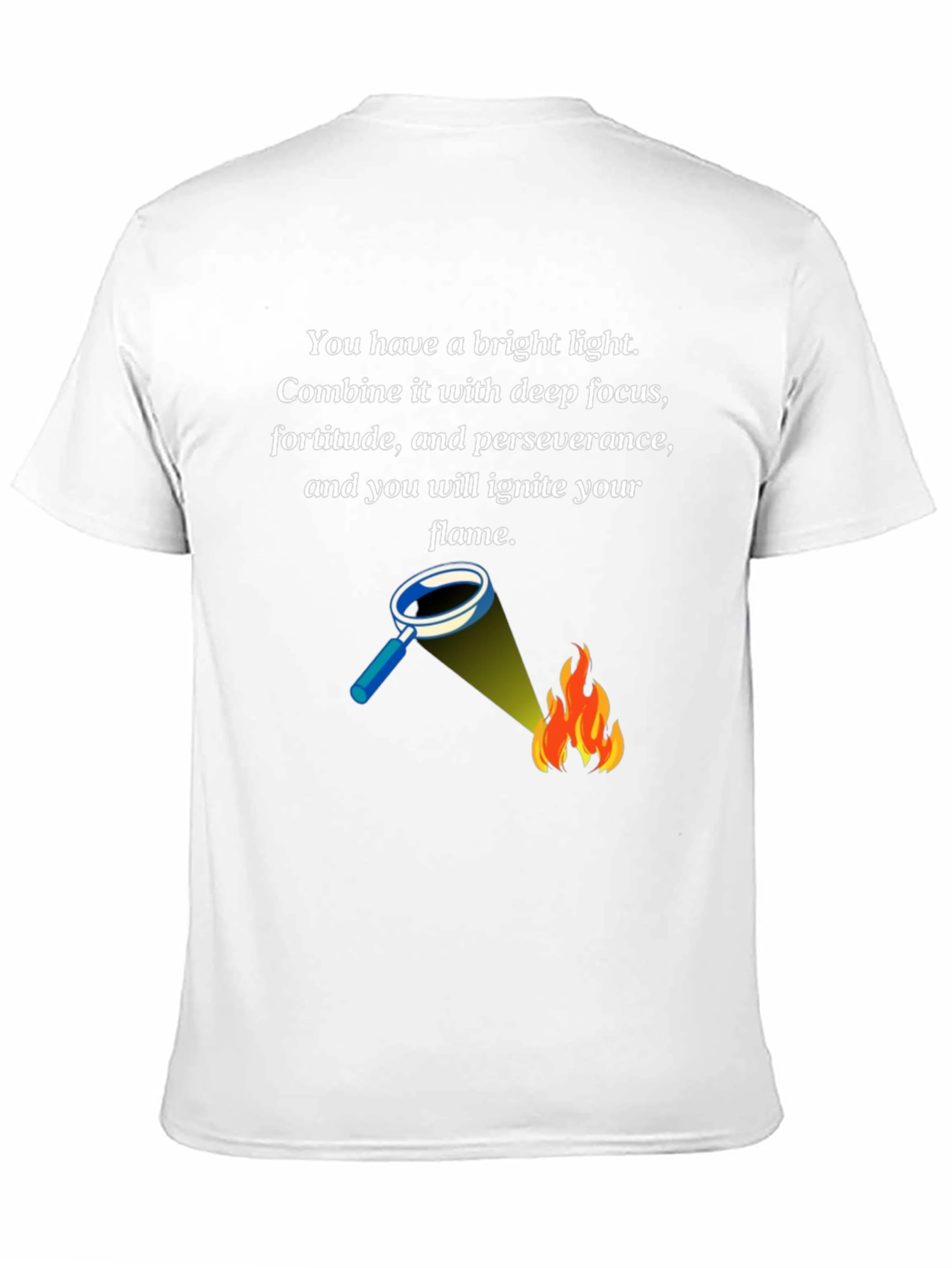 Bright Light Flame T-Shirt - Inspirational Design