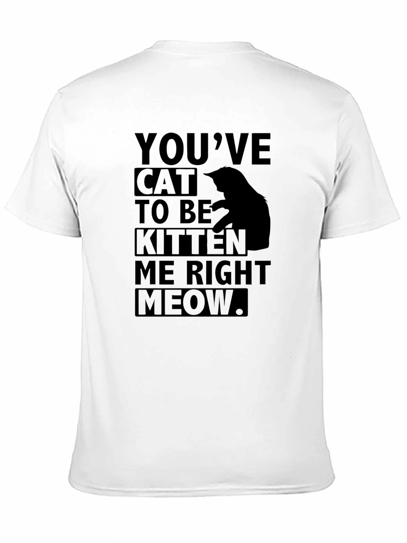 Youve Cat to Be Kitten Me Right Meow T-Shirt