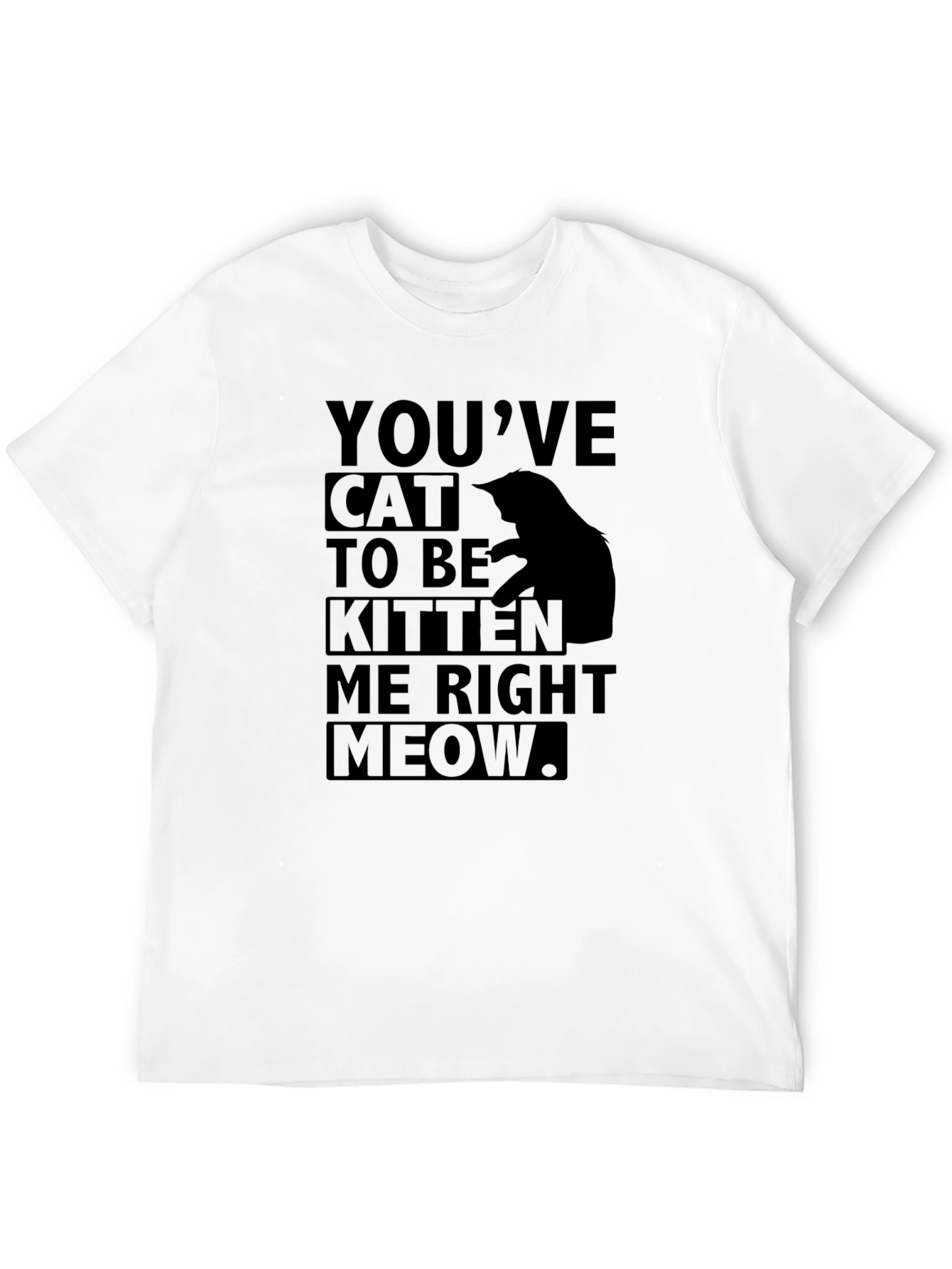 Youve Cat to Be Kitten Me Right Meow T-Shirt