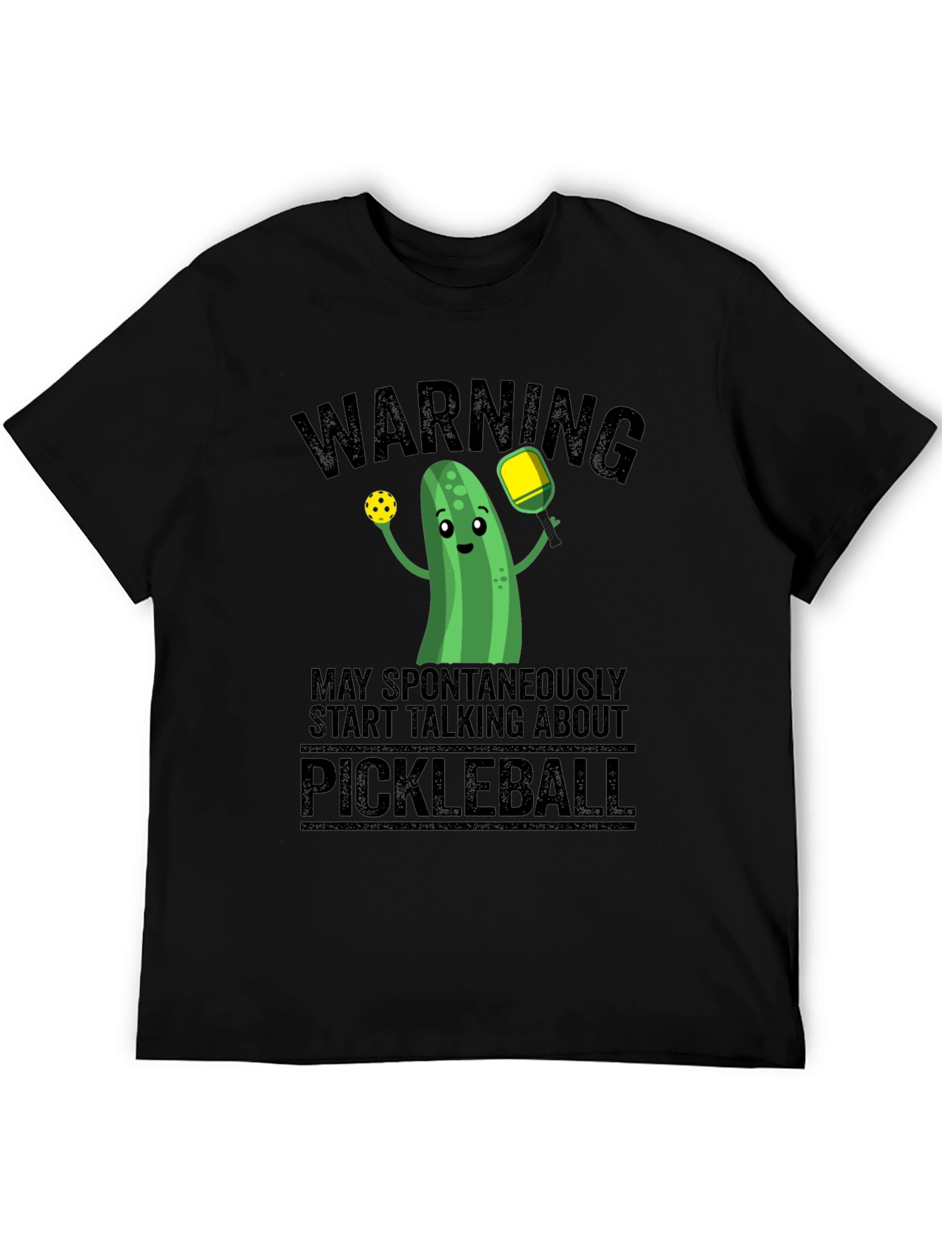 Warning: May Spontaneously Talk Pickleball T-Shirt
