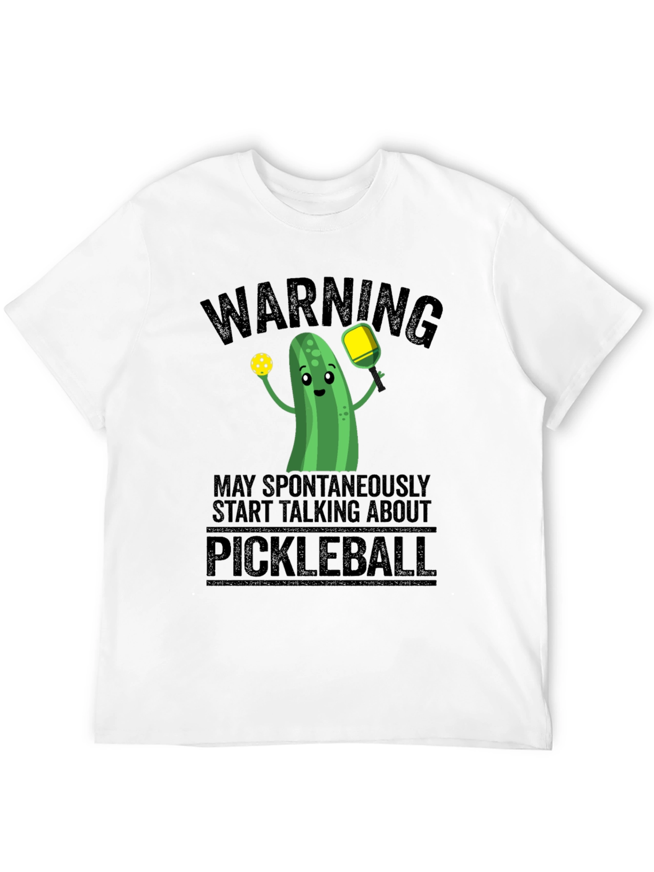 Warning: May Spontaneously Talk Pickleball T-Shirt