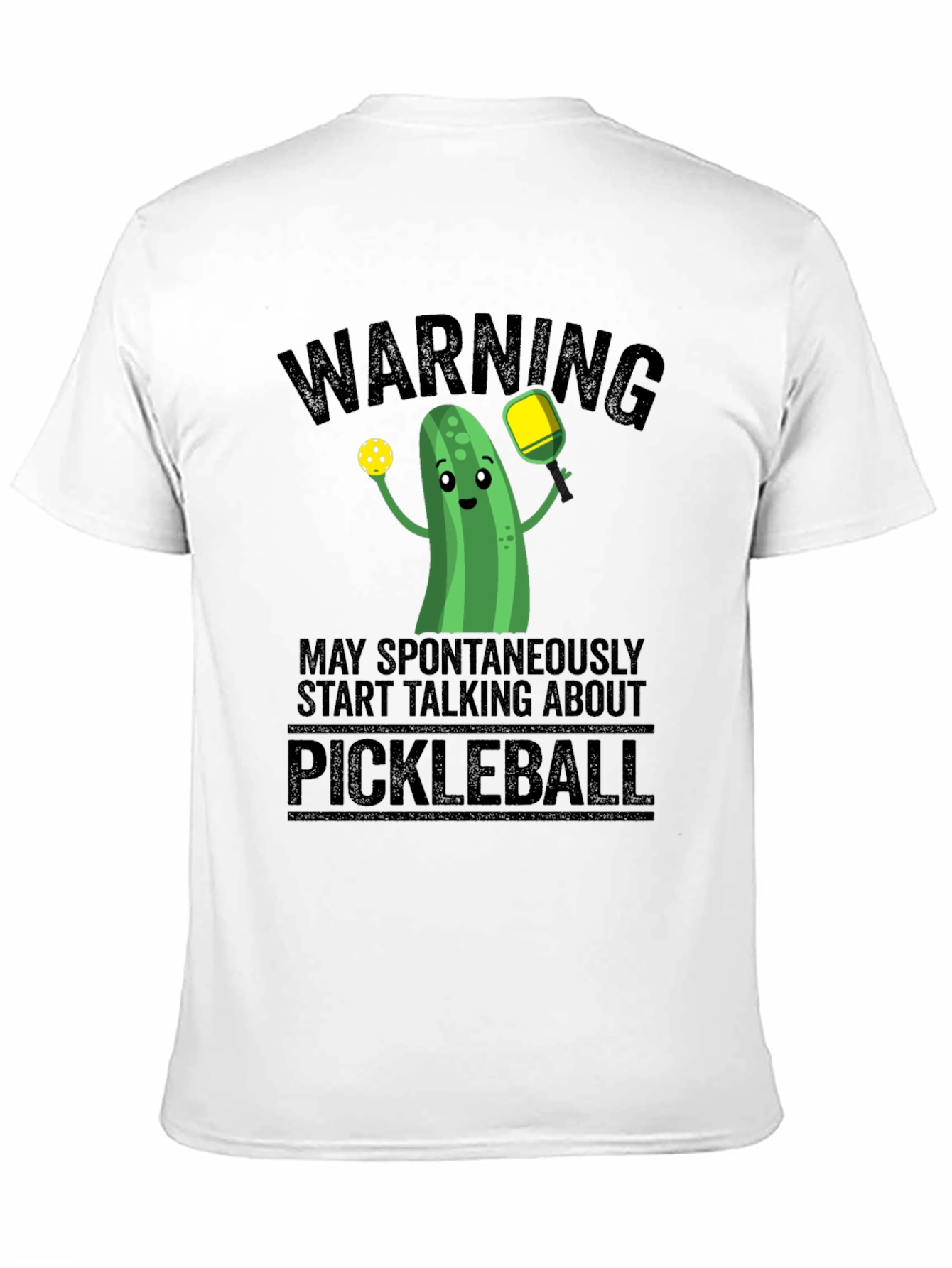 Warning: May Spontaneously Talk Pickleball T-Shirt