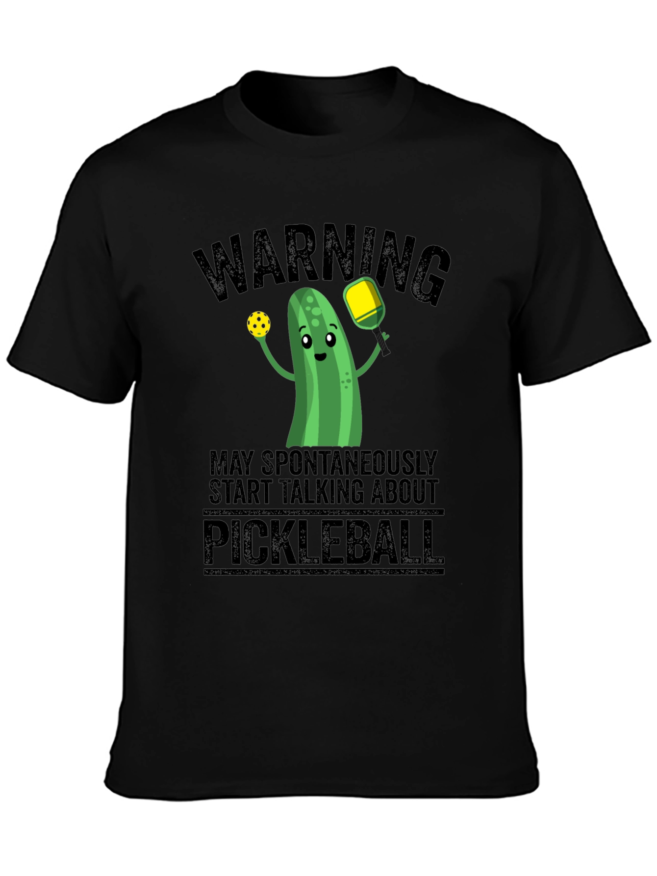 Warning: May Spontaneously Talk Pickleball T-Shirt