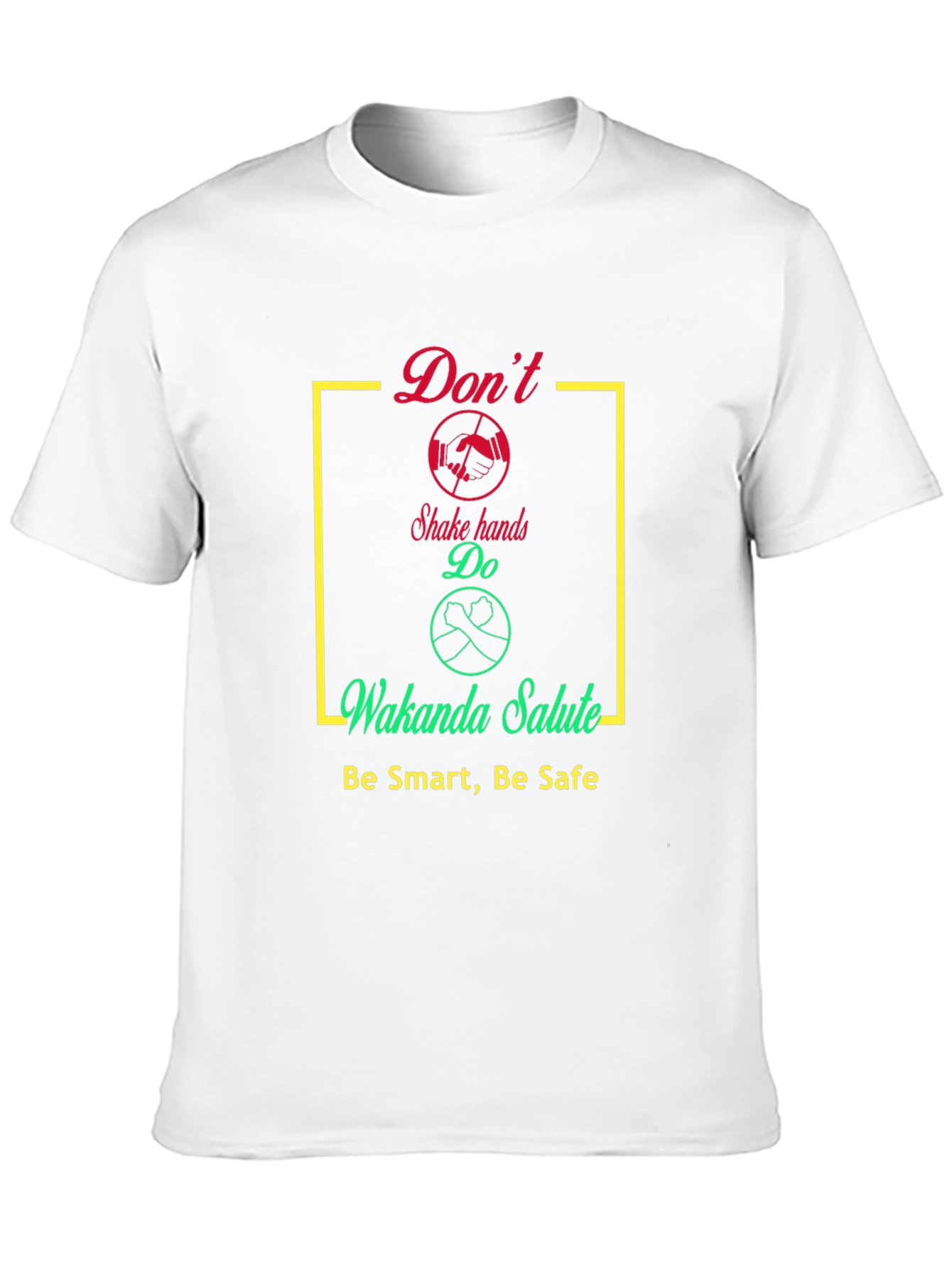 Wakanda Salute Graphic T-Shirt - Stay Safe