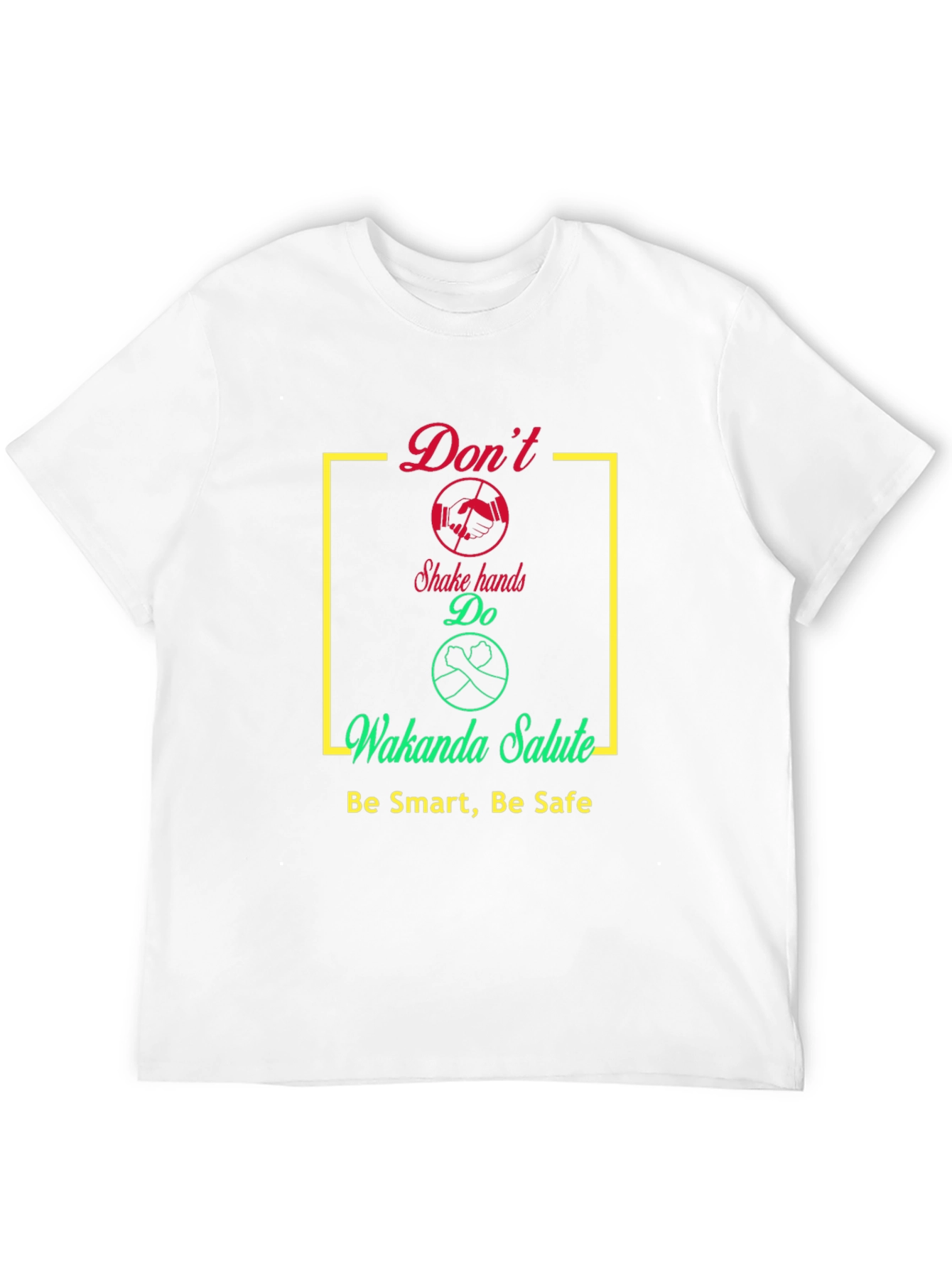 Wakanda Salute Graphic T-Shirt - Stay Safe