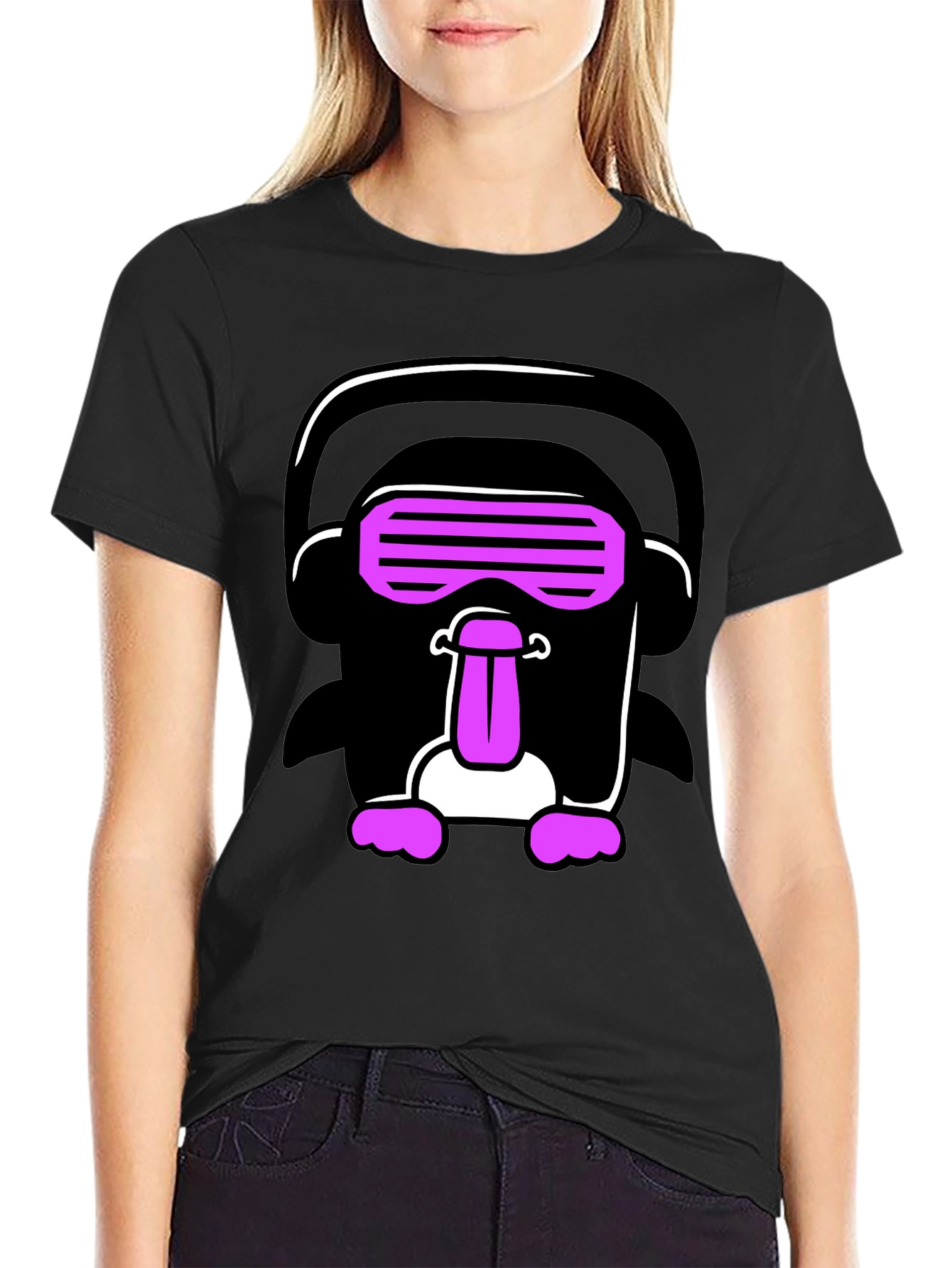 Funky Penguin Rave T-Shirt