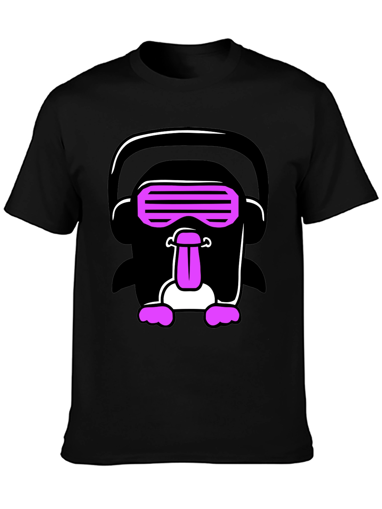 Funky Penguin Rave T-Shirt