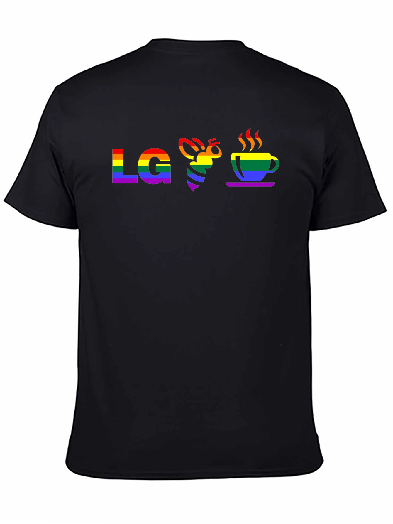 LGBTQ+ Pride Love Bee Coffee T-Shirt
