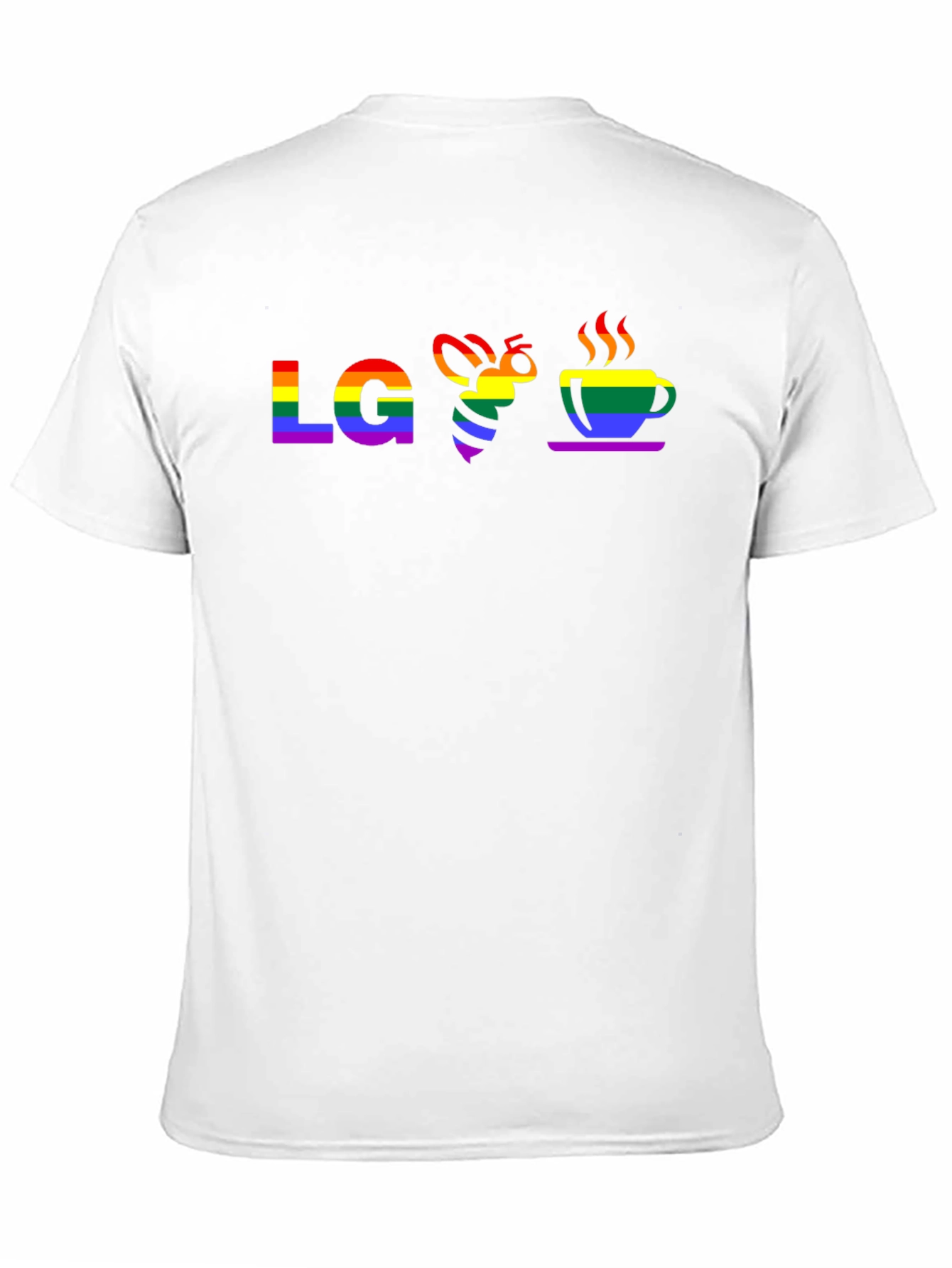 LGBTQ+ Pride Love Bee Coffee T-Shirt