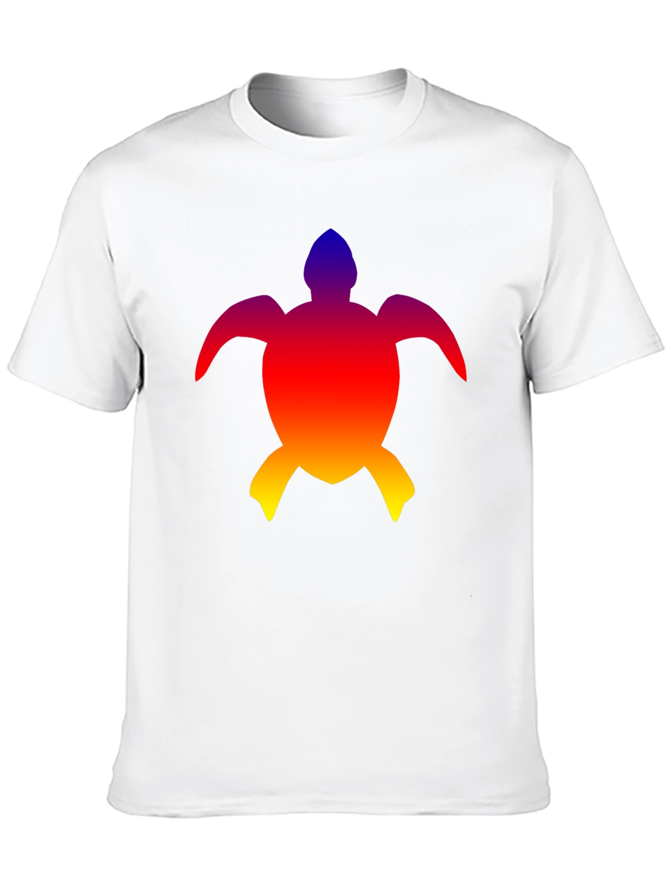 Rainbow Turtle Graphic Tee - Mens Black T-Shirt