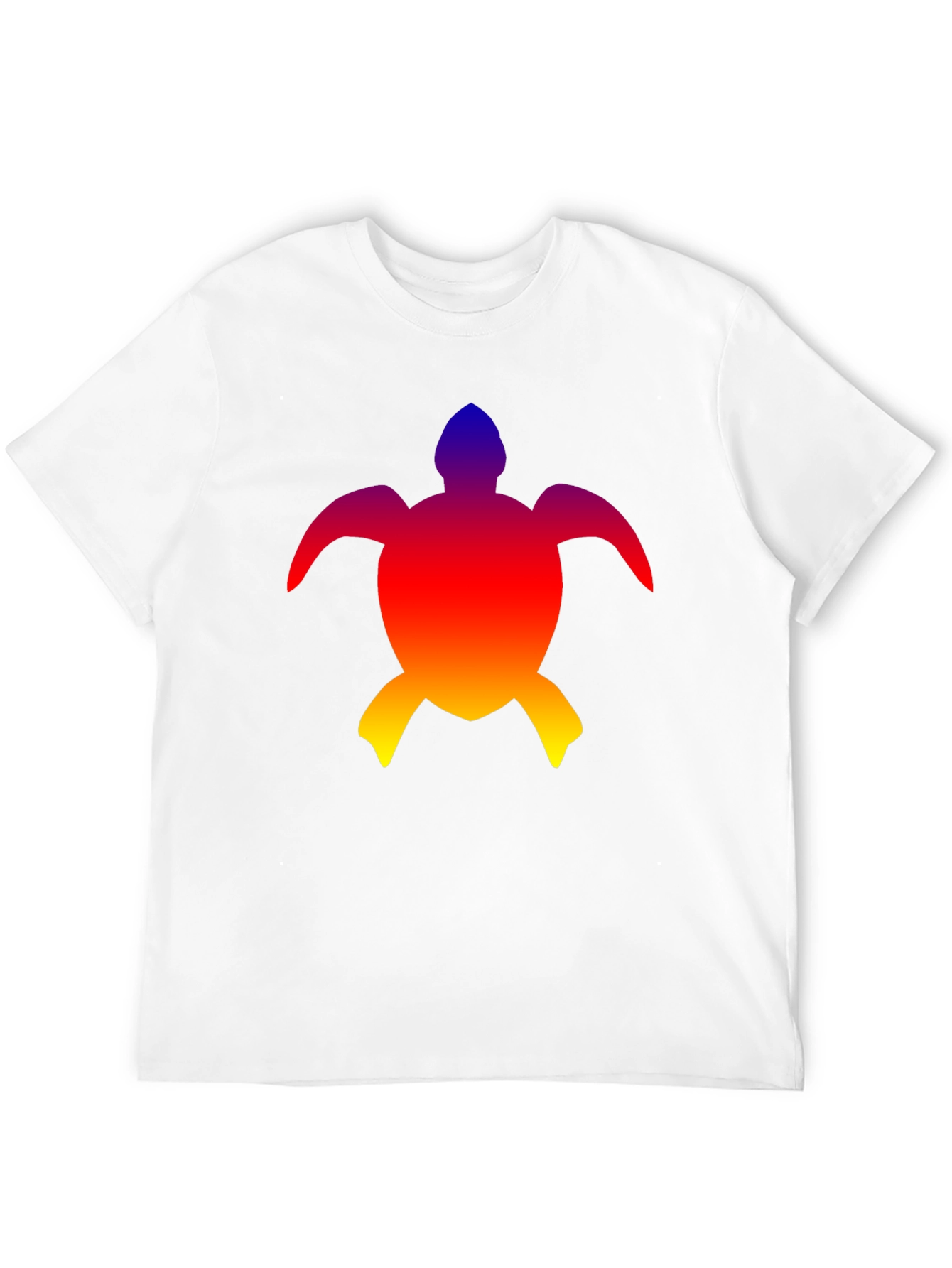 Rainbow Turtle Graphic Tee - Mens Black T-Shirt