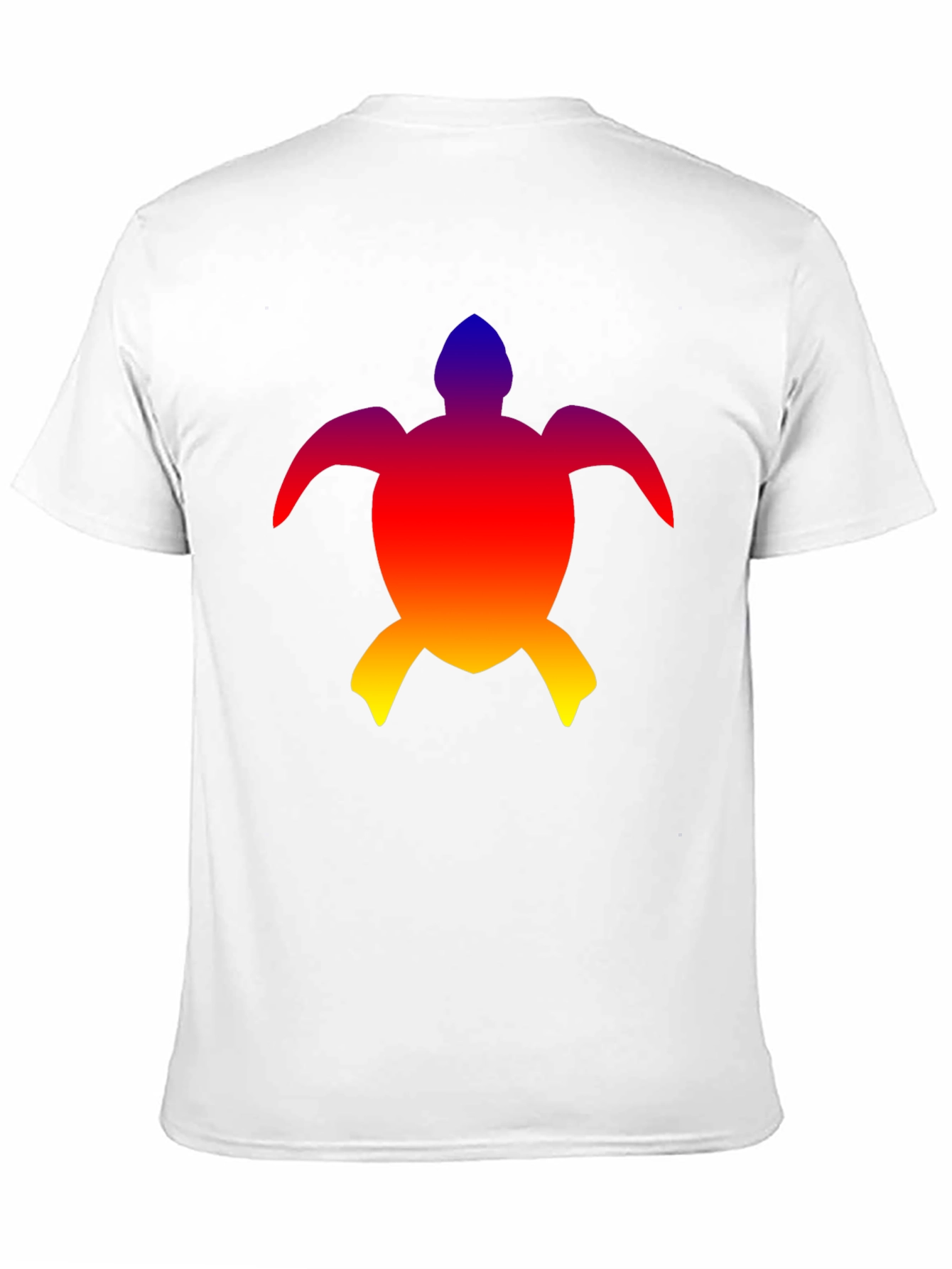 Rainbow Turtle Graphic Tee - Mens Black T-Shirt