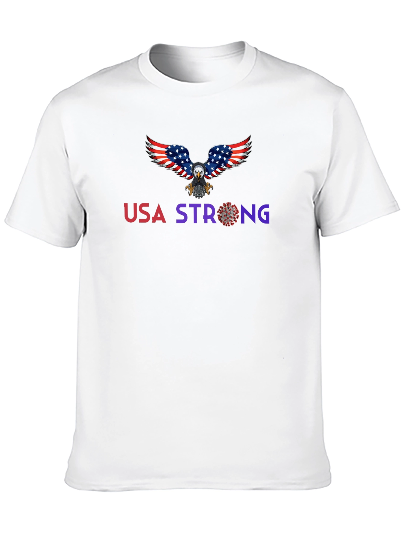 USA Strong Eagle Graphic T-Shirt