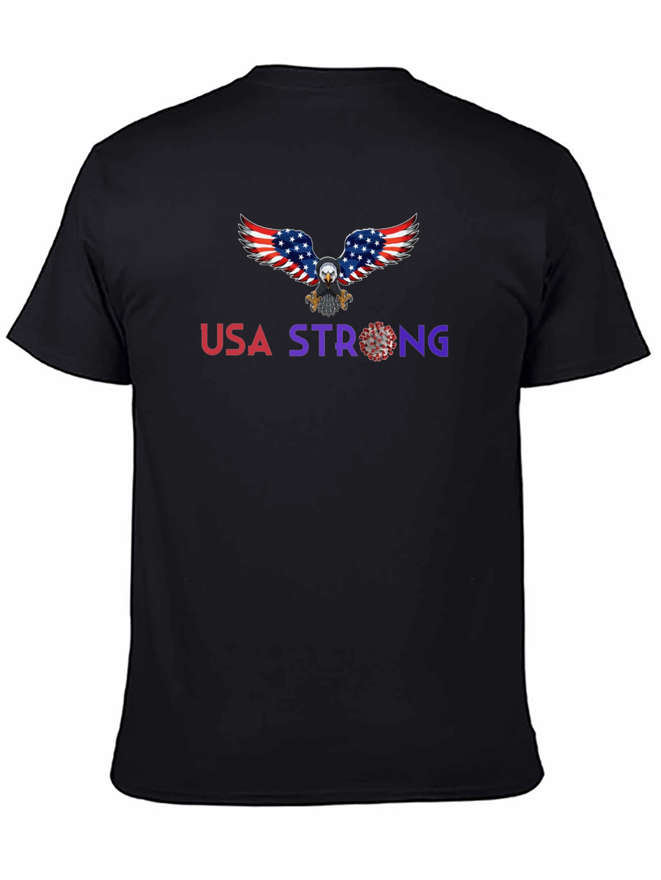 USA Strong Eagle Graphic T-Shirt