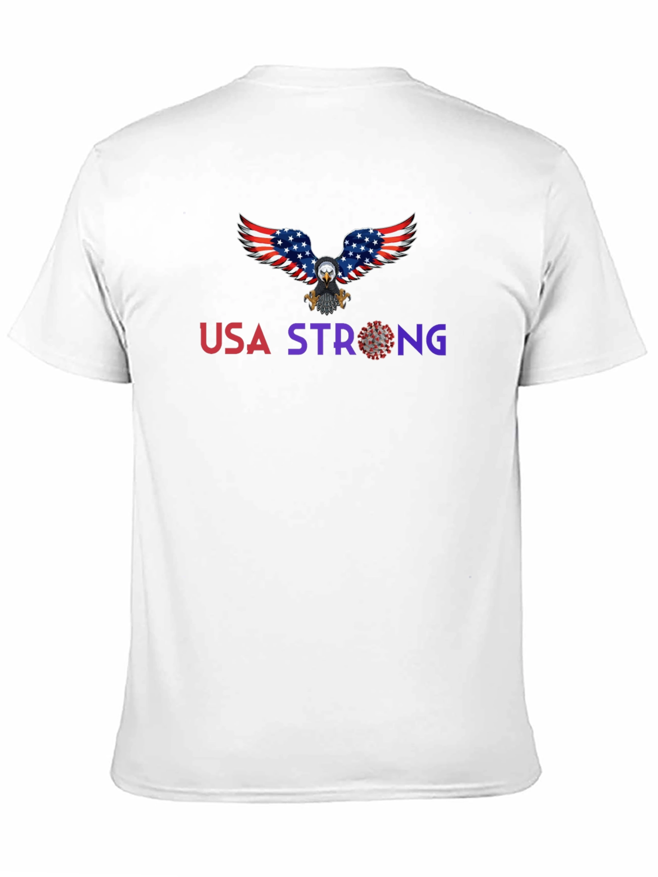 USA Strong Eagle Graphic T-Shirt