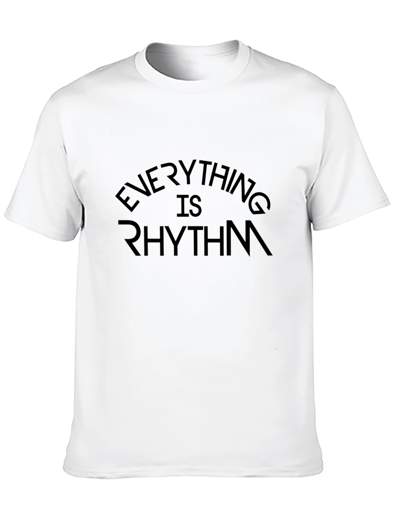 Everything Is Rhythm Black Graphic Tee