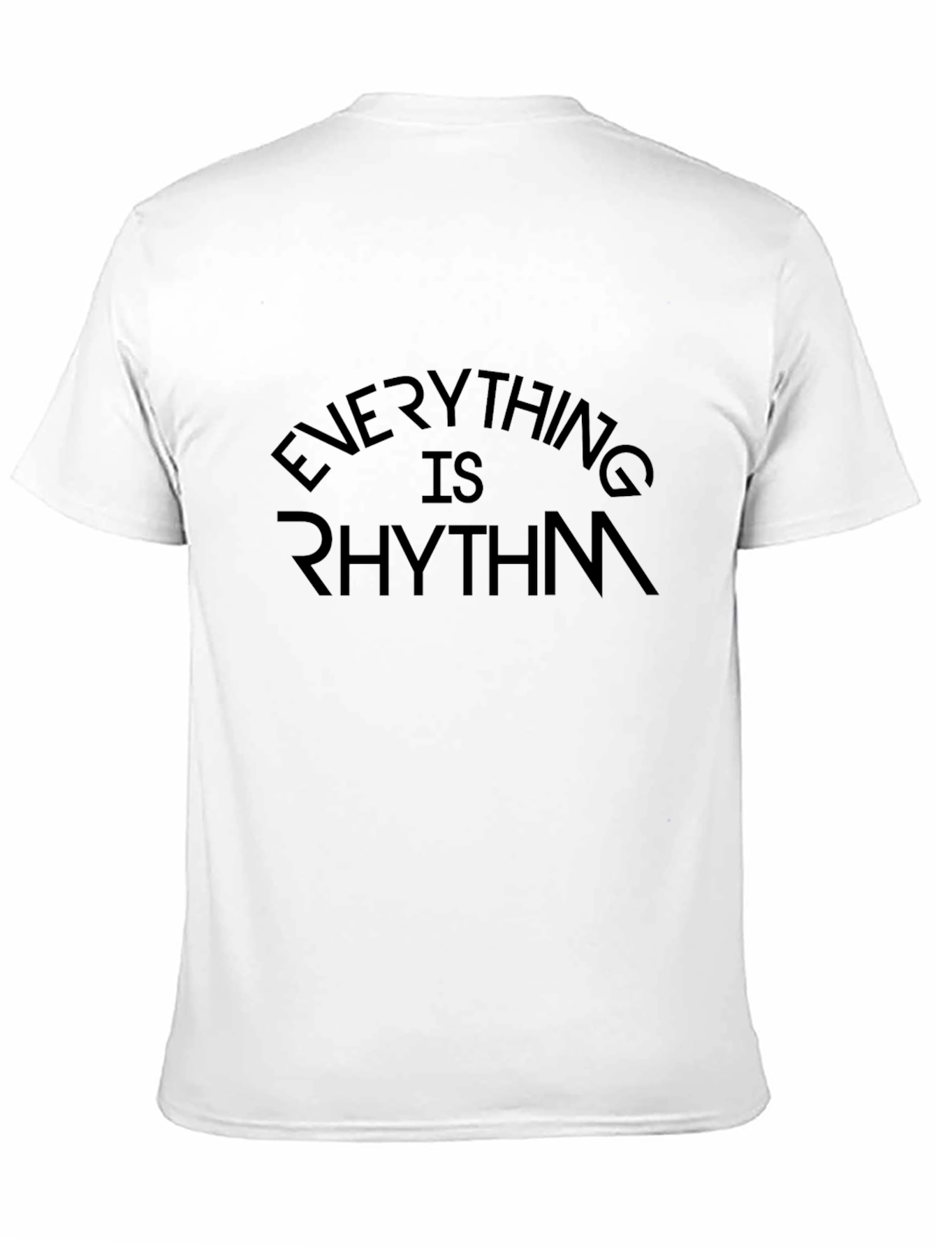 Everything Is Rhythm Black Graphic Tee