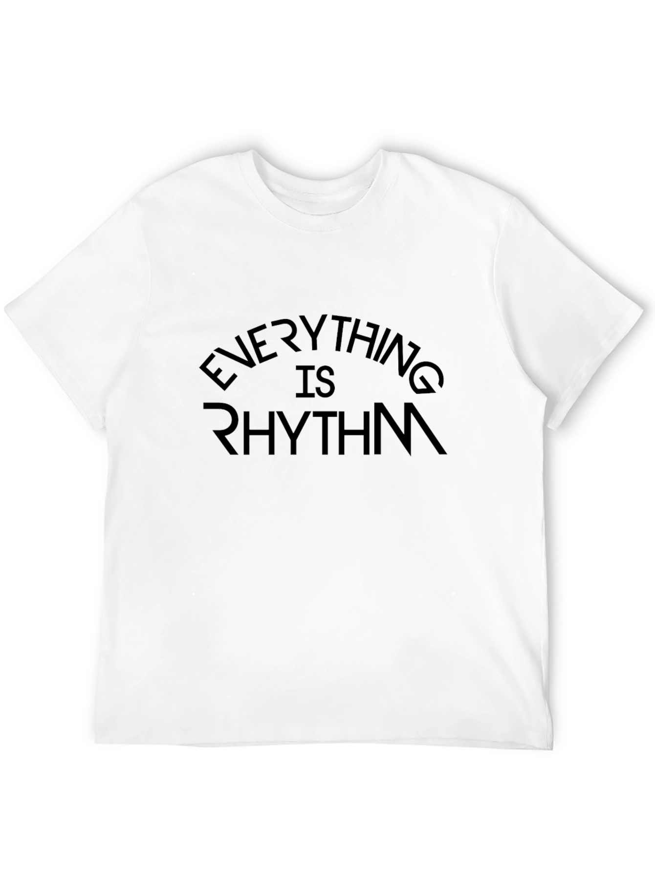 Everything Is Rhythm Black Graphic Tee