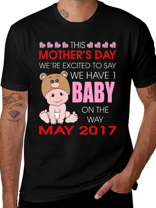 Mothers Day Baby Announcement T-Shirt