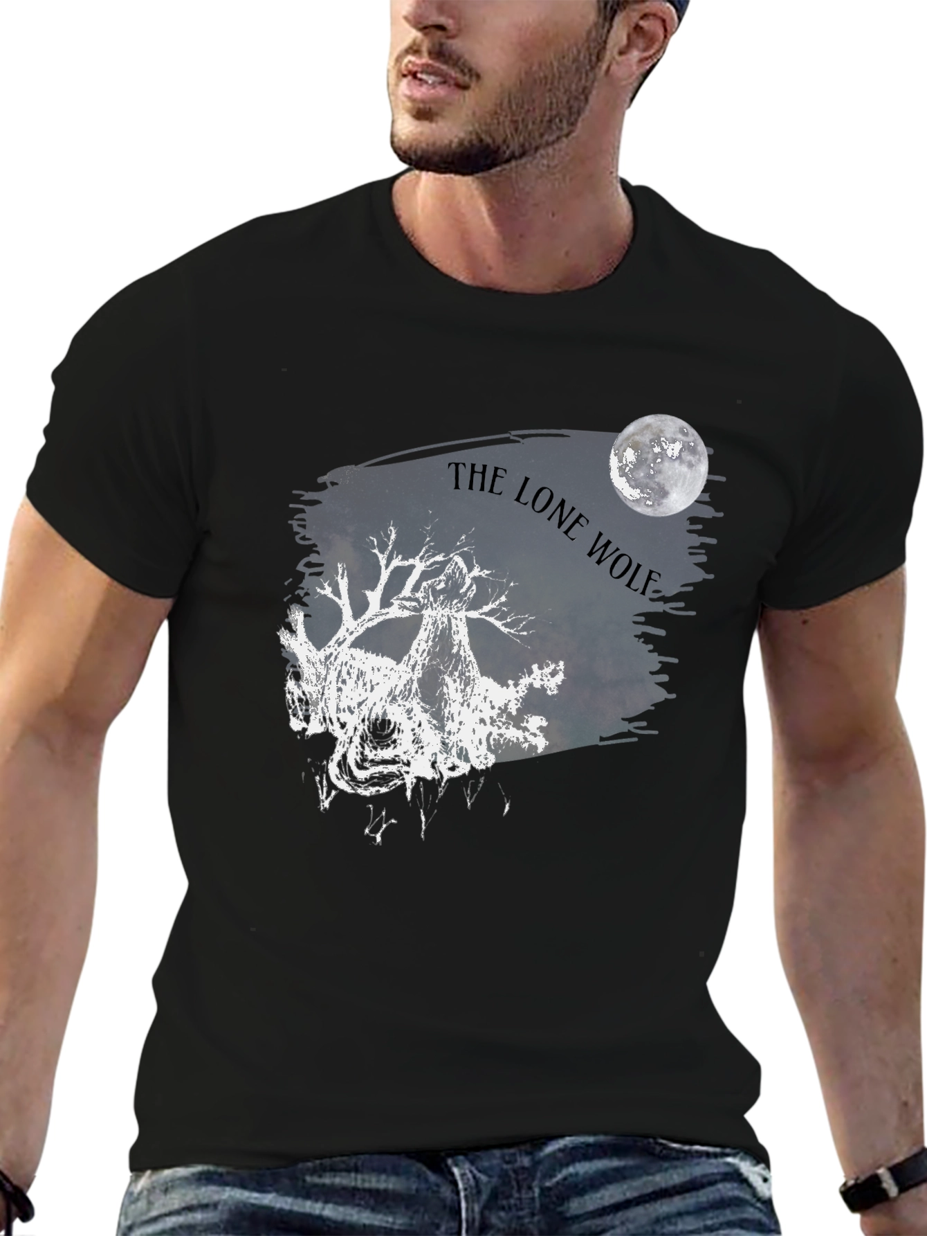 The Lone Wolf Moon Graphic Tee
