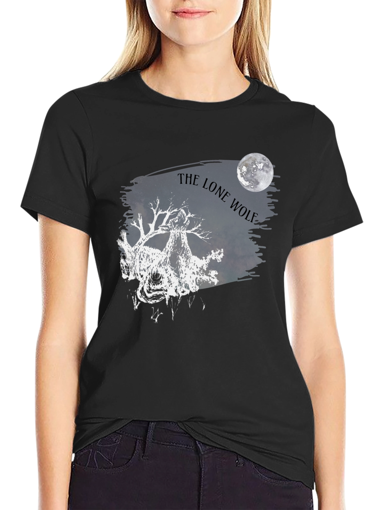 The Lone Wolf Moon Graphic Tee