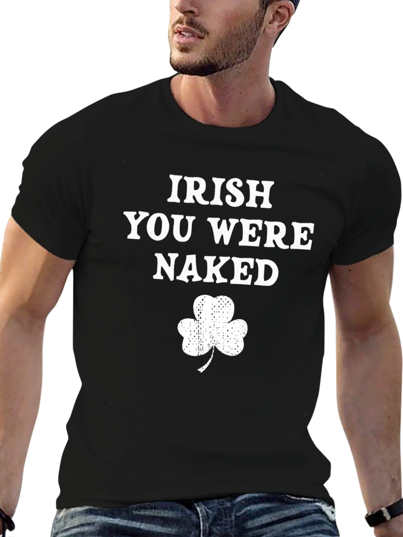 Irish You Were Naked St. Patricks Day T-Shirt