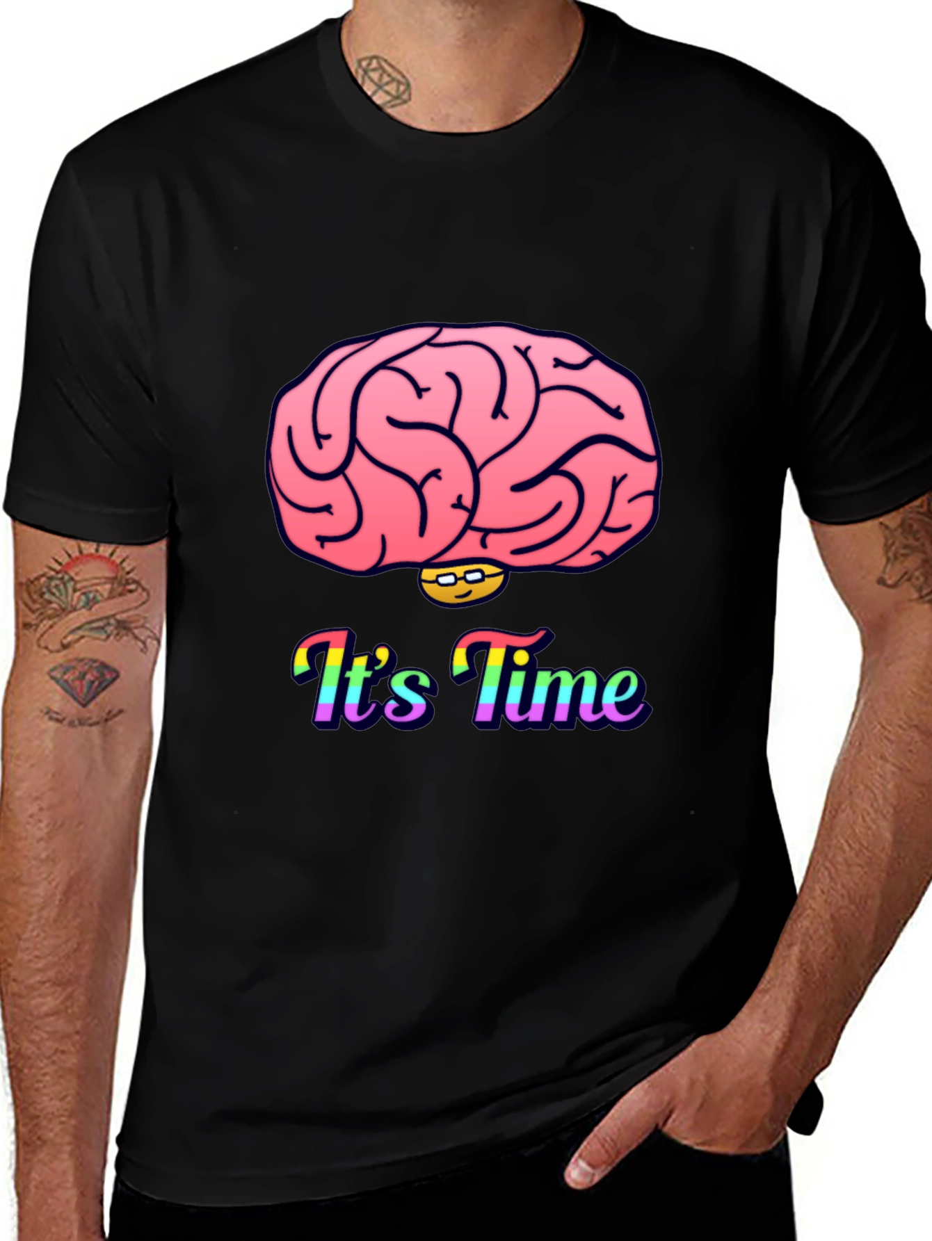 Brain Time T-Shirt - Its Time for Thinking!