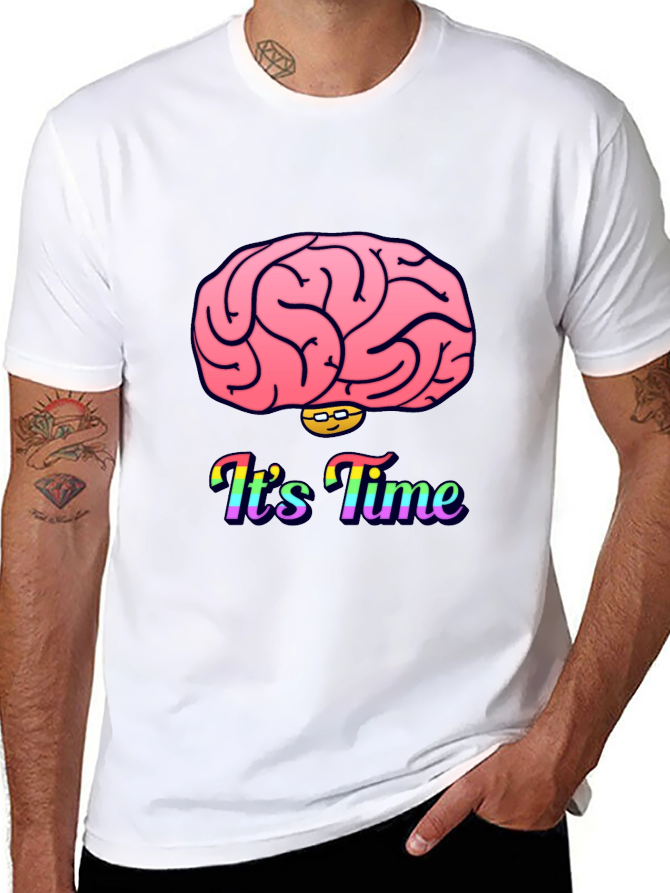 Brain Time T-Shirt - Its Time for Thinking!