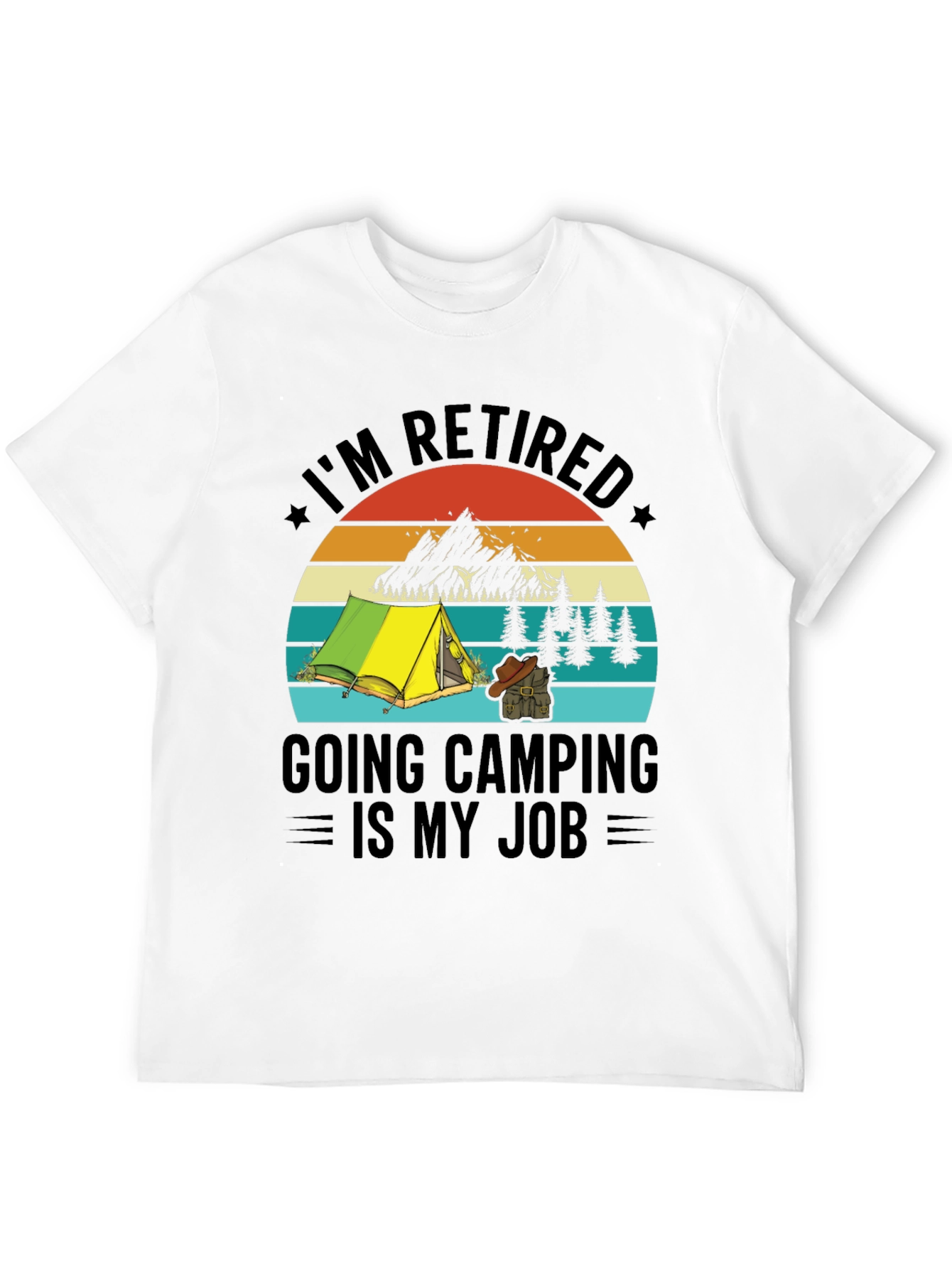 Retired Camping T-Shirt