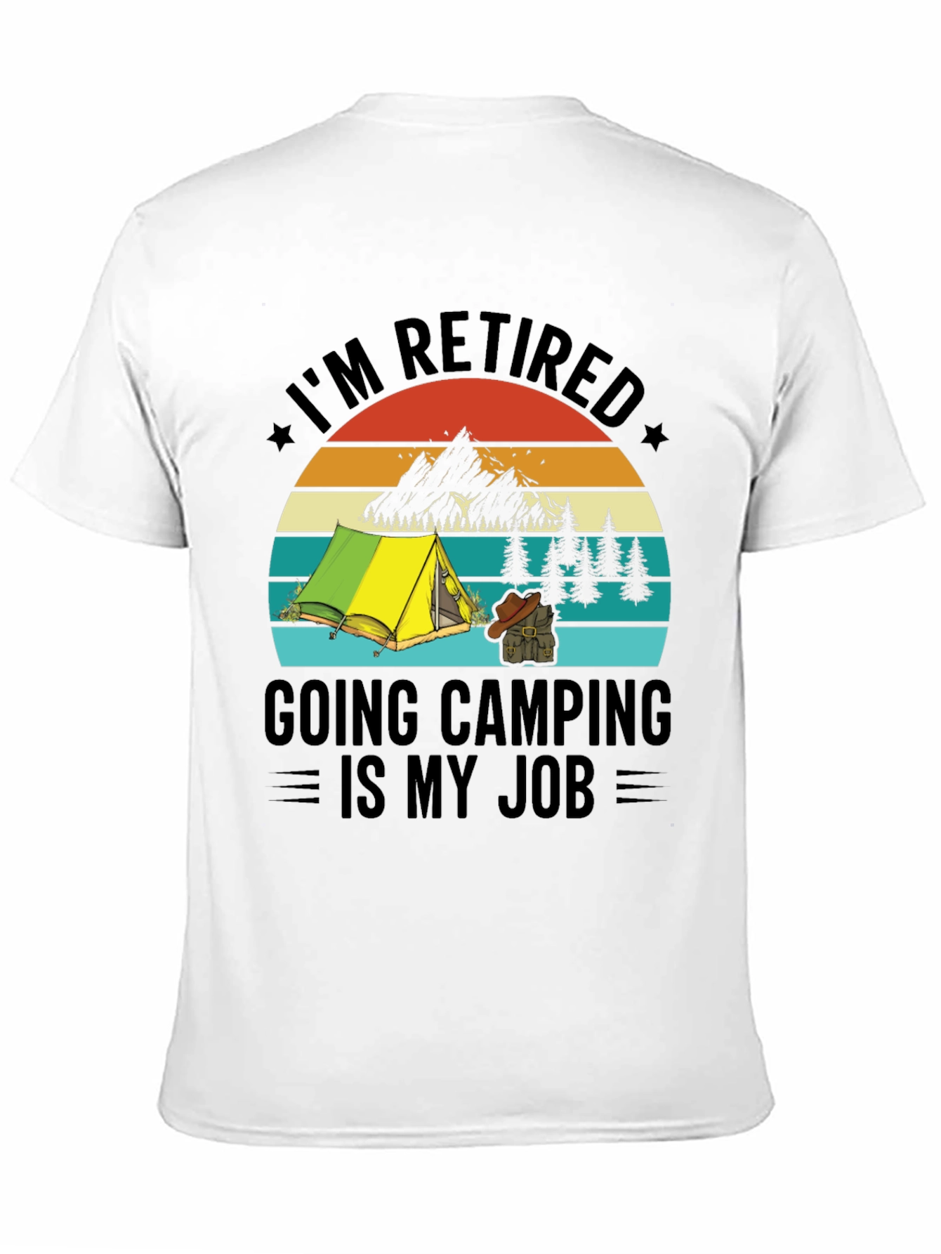 Retired Camping T-Shirt