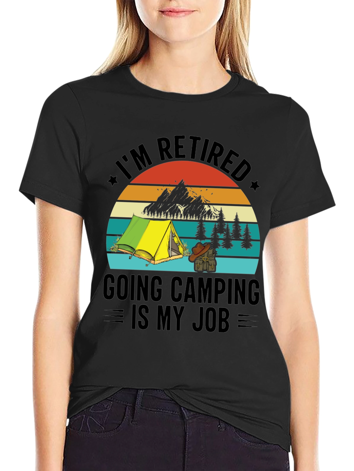 Retired Camping T-Shirt