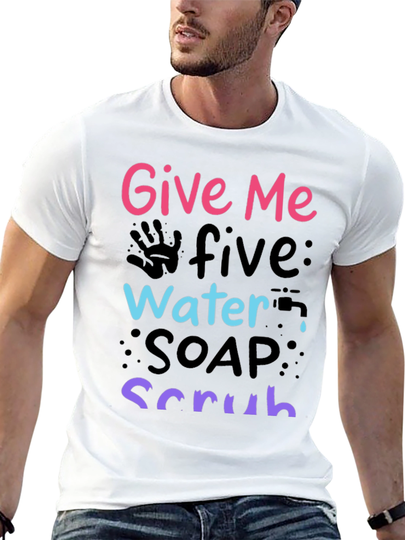 Give Me Five Wash Your Hands T-Shirt