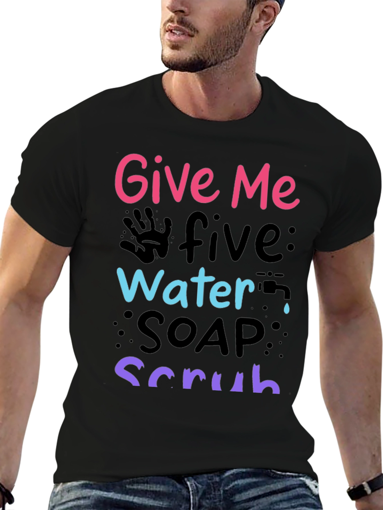 Give Me Five Wash Your Hands T-Shirt