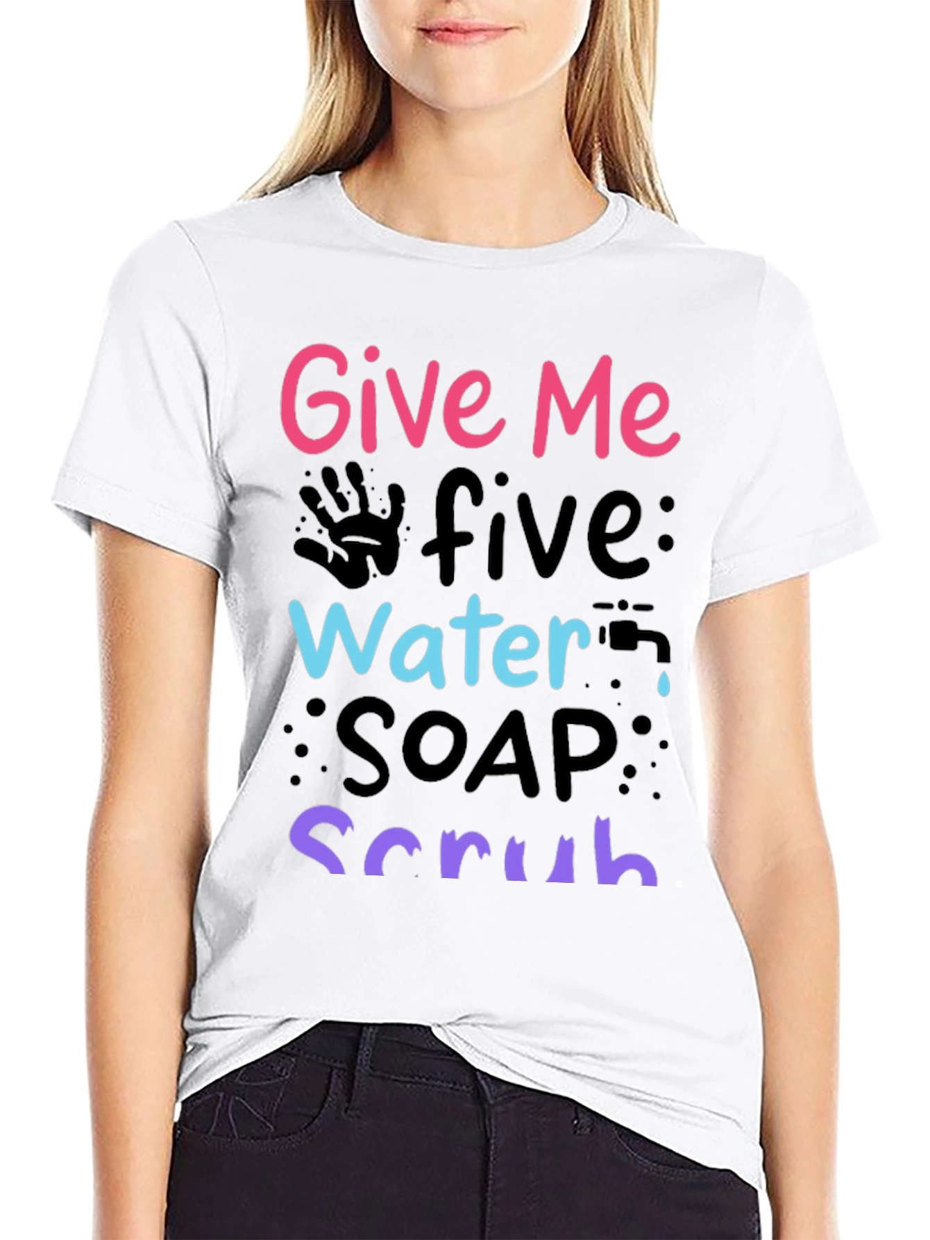 Give Me Five Wash Your Hands T-Shirt