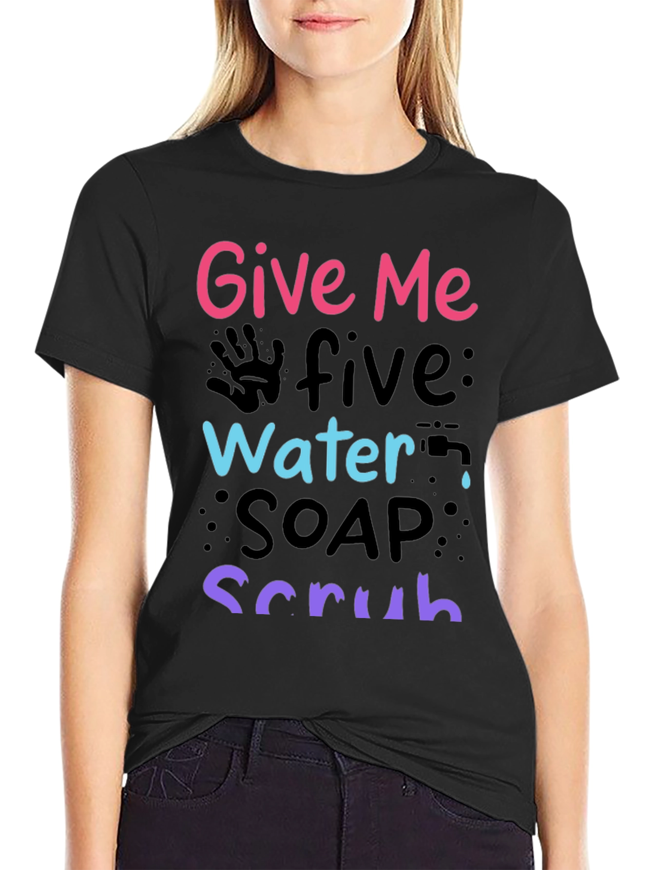 Give Me Five Wash Your Hands T-Shirt