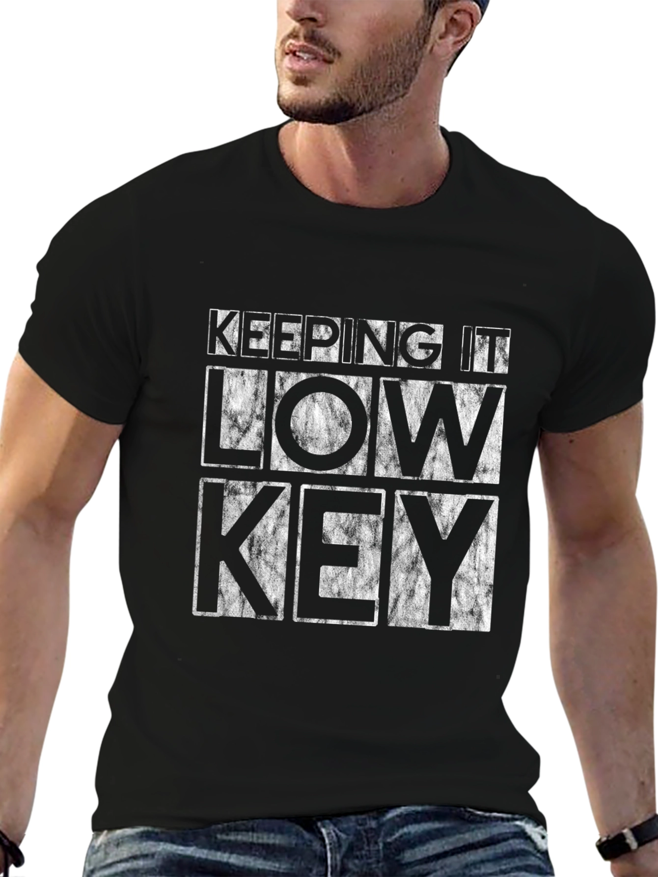 Keeping it Low Key Black T-Shirt