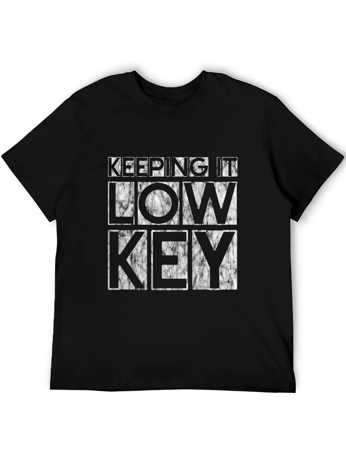 Keeping it Low Key Black T-Shirt
