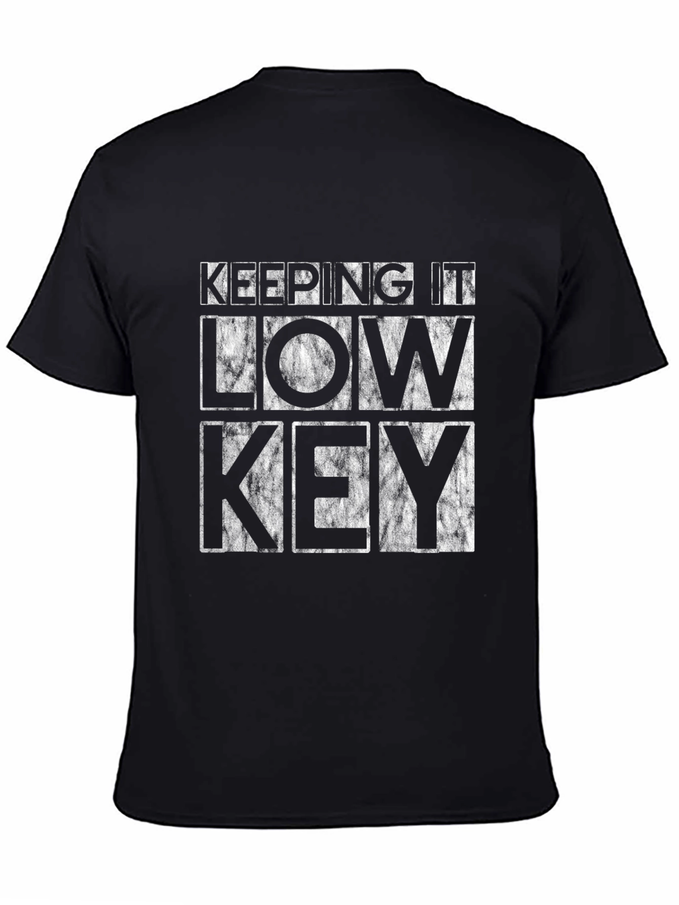 Keeping it Low Key Black T-Shirt