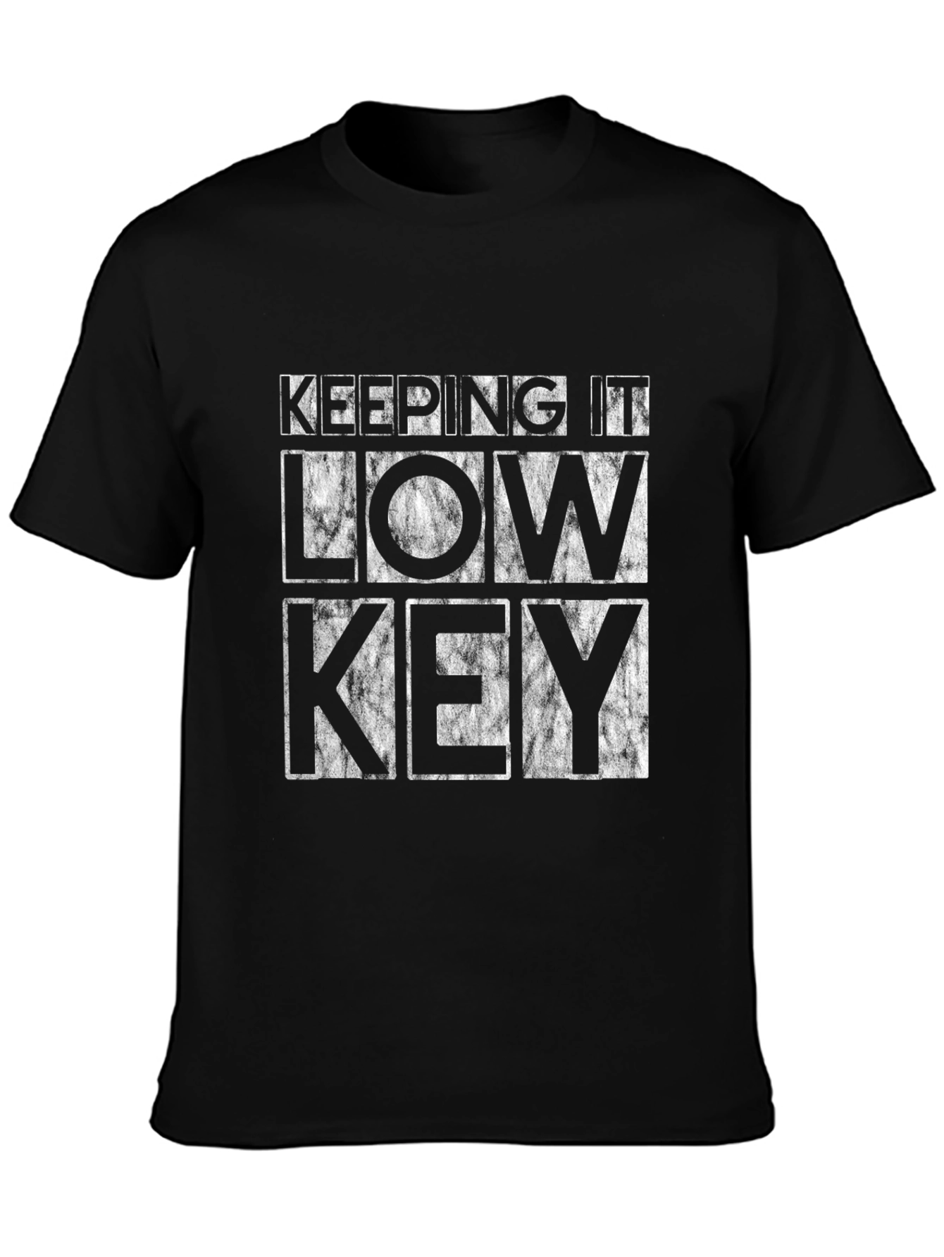 Keeping it Low Key Black T-Shirt