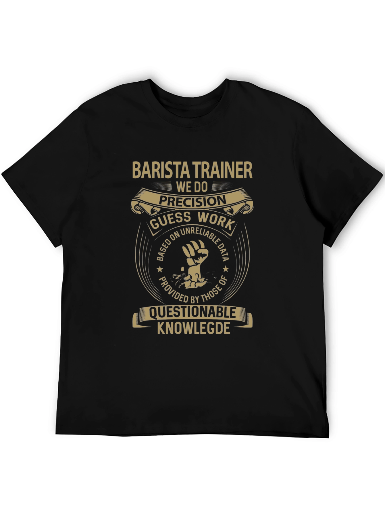 Barista Trainer Graphic Tee - Precision Over Guesswork!