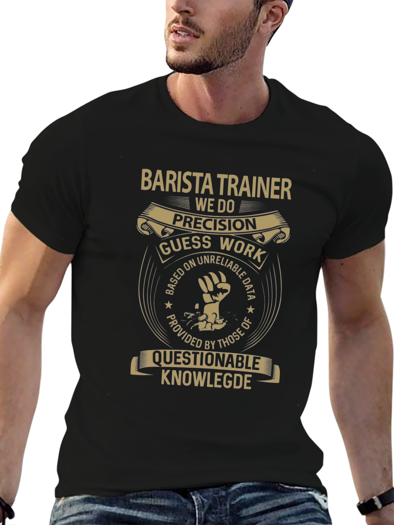 Barista Trainer Graphic Tee - Precision Over Guesswork!
