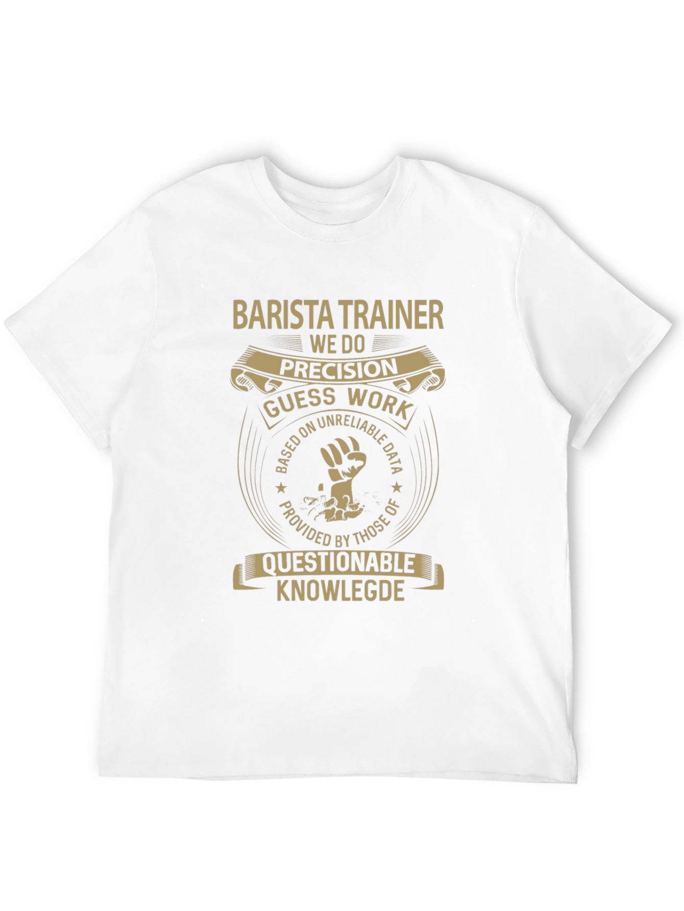 Barista Trainer Graphic Tee - Precision Over Guesswork!