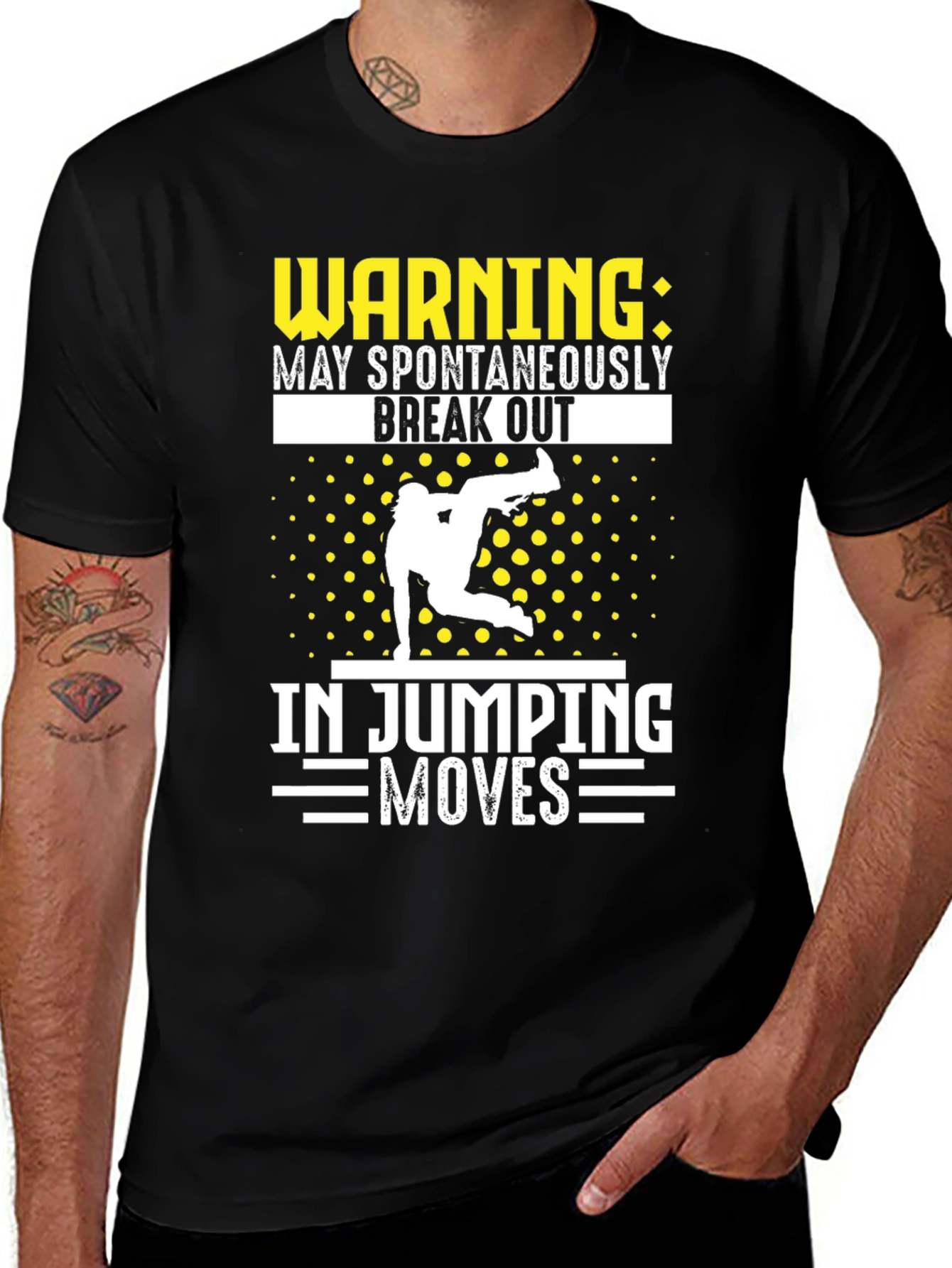 Warning Jumping Moves T-Shirt