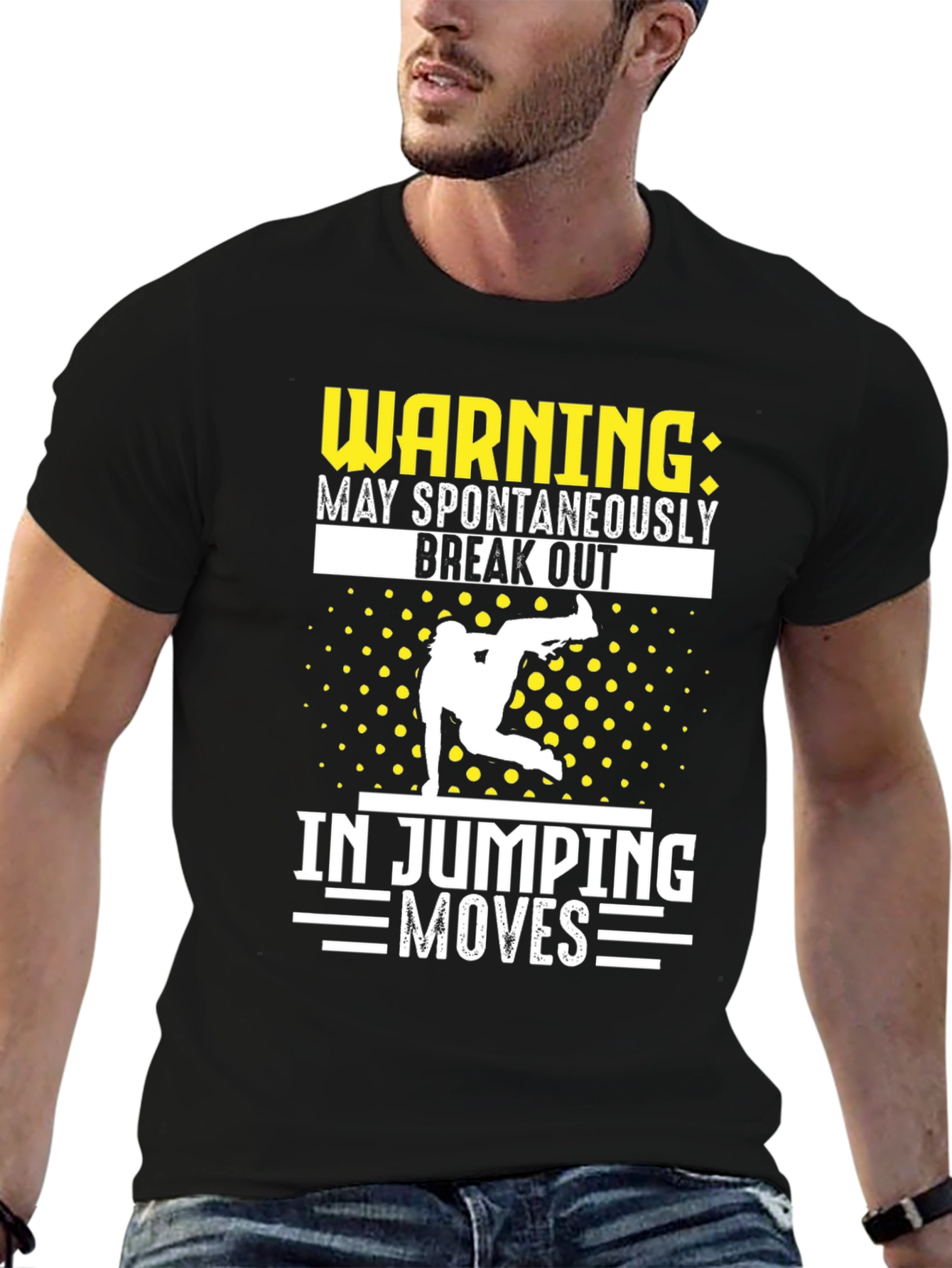 Warning Jumping Moves T-Shirt