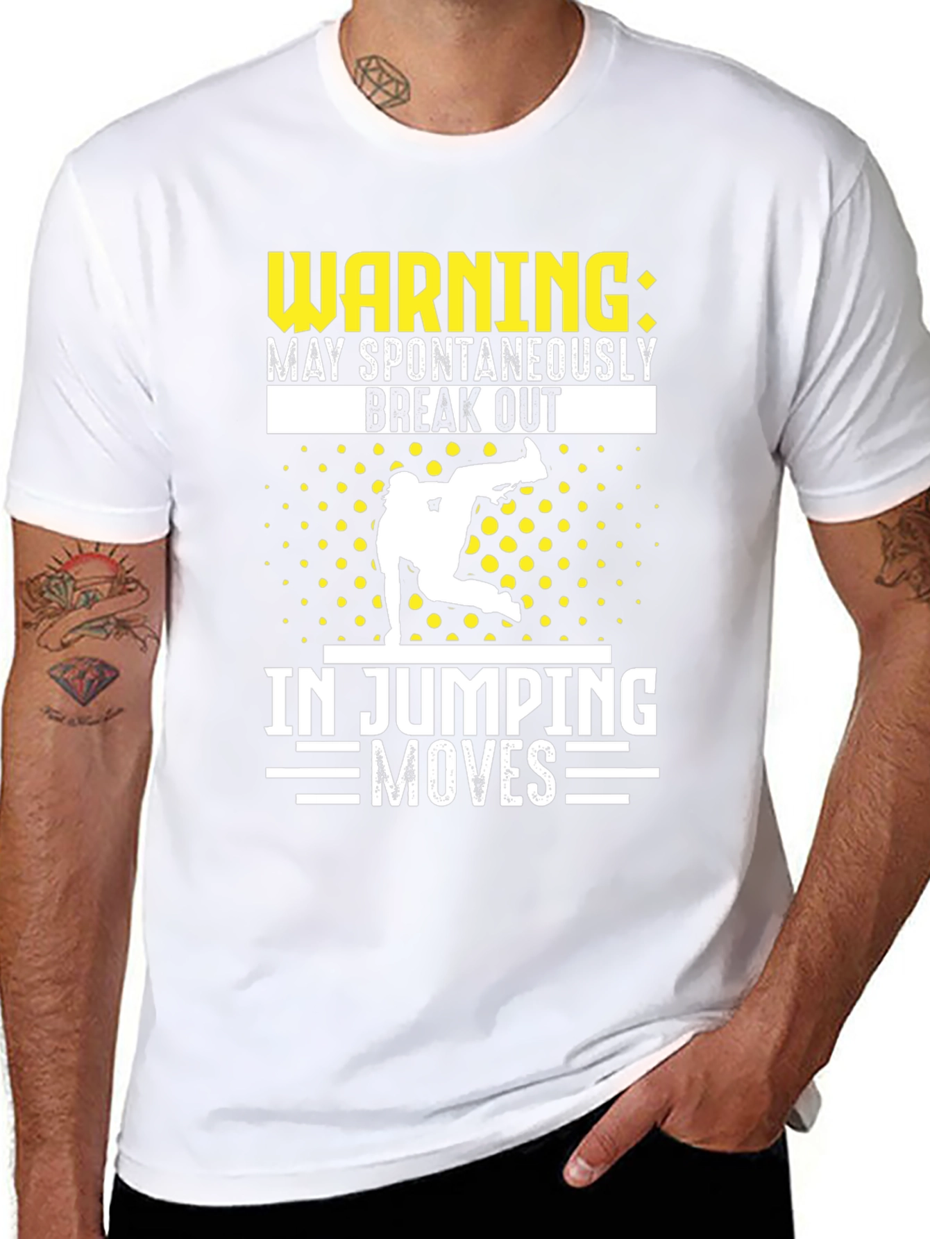 Warning Jumping Moves T-Shirt